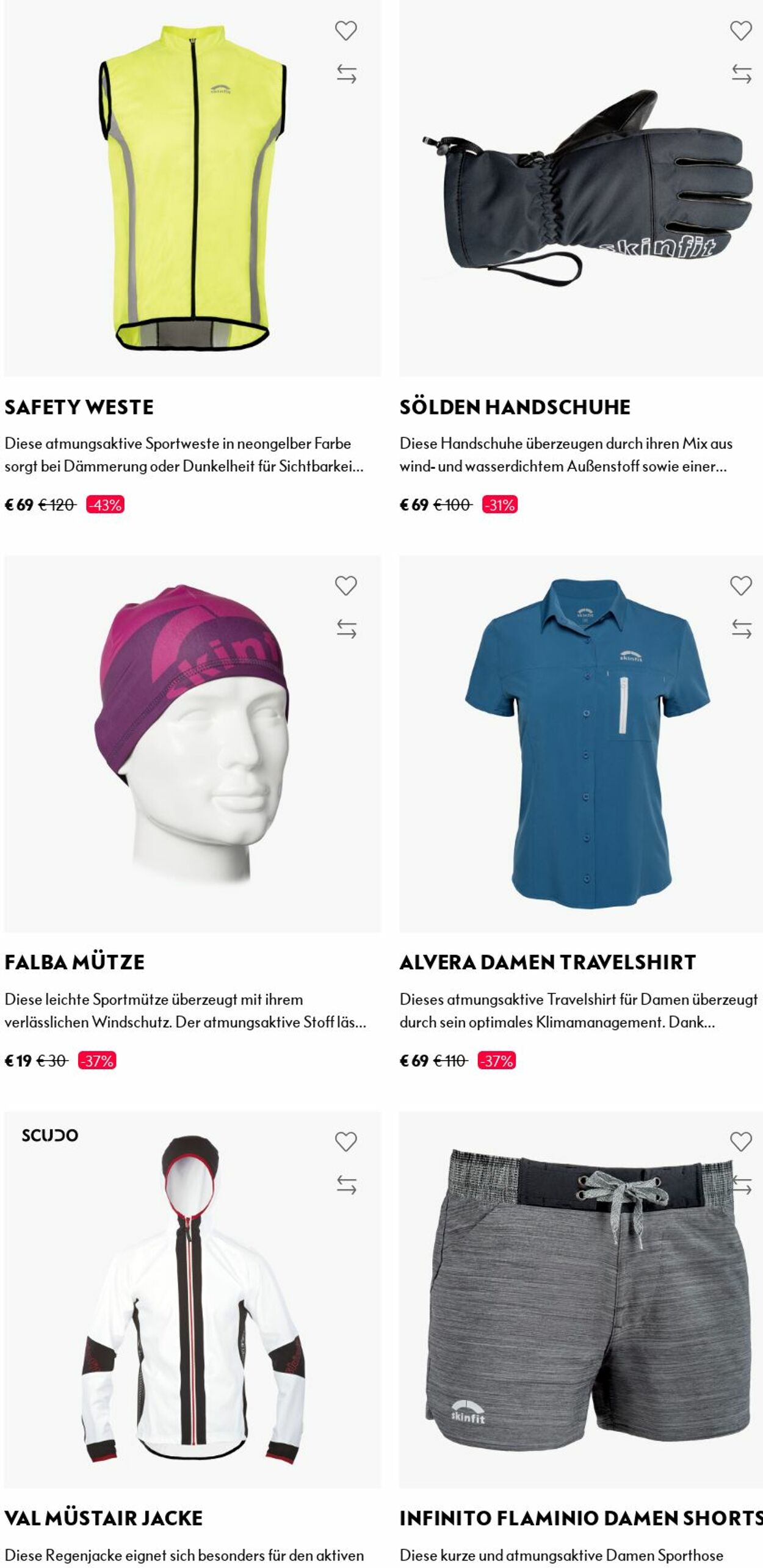 Prospekt Skinfit 16.08.2023 - 31.08.2023