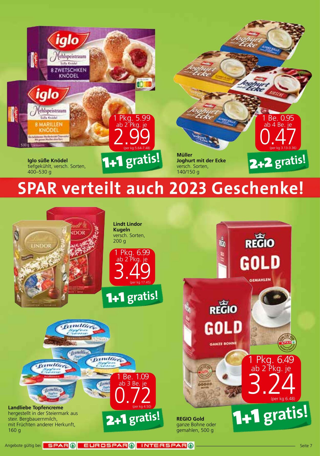 Prospekt Spar 12.01.2023 - 18.01.2023