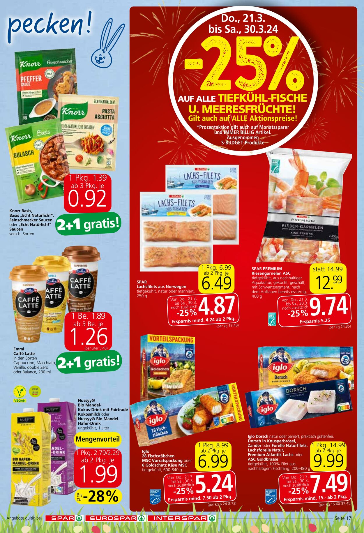 Prospekt Spar 21.03.2024 - 03.04.2024