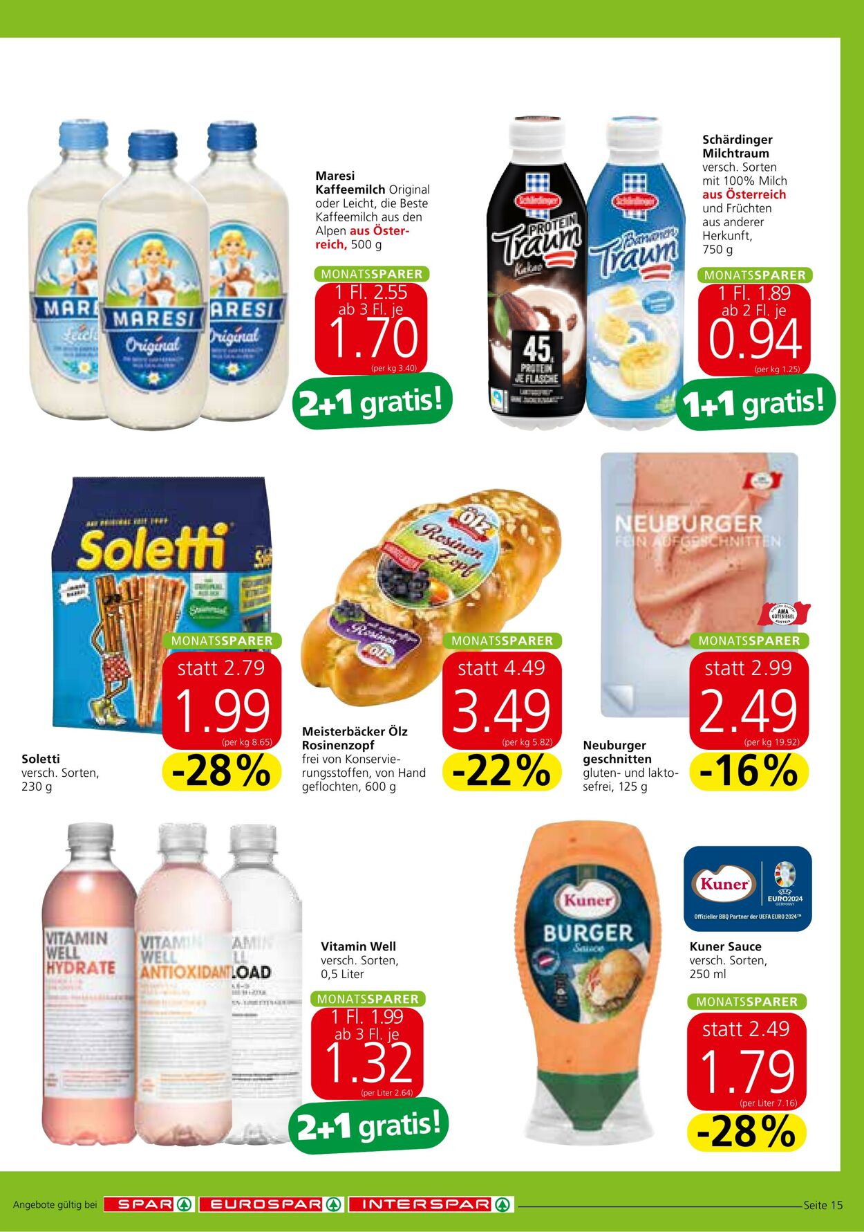 Prospekt Spar 23.05.2024 - 28.05.2024