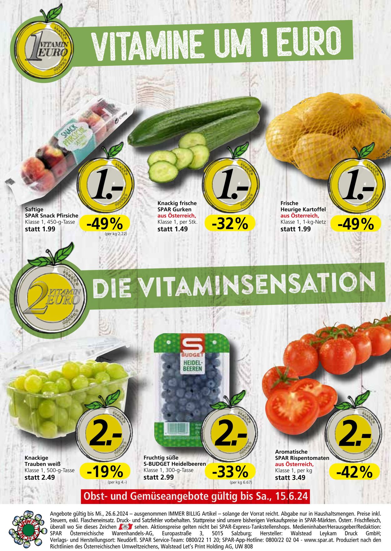 Prospekt Spar 13.06.2024 - 26.06.2024