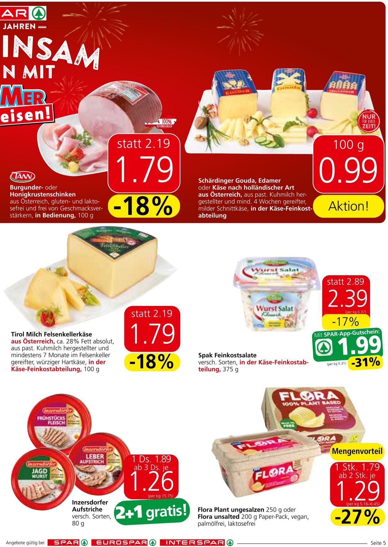 Prospekt Spar 01.08.2024 - 07.08.2024