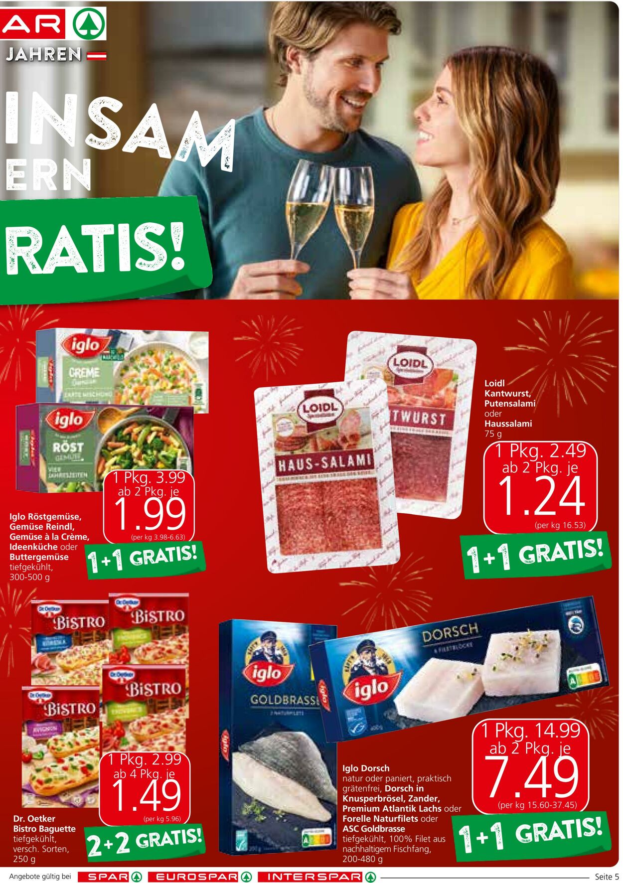 Prospekt Spar 22.08.2024 - 04.09.2024