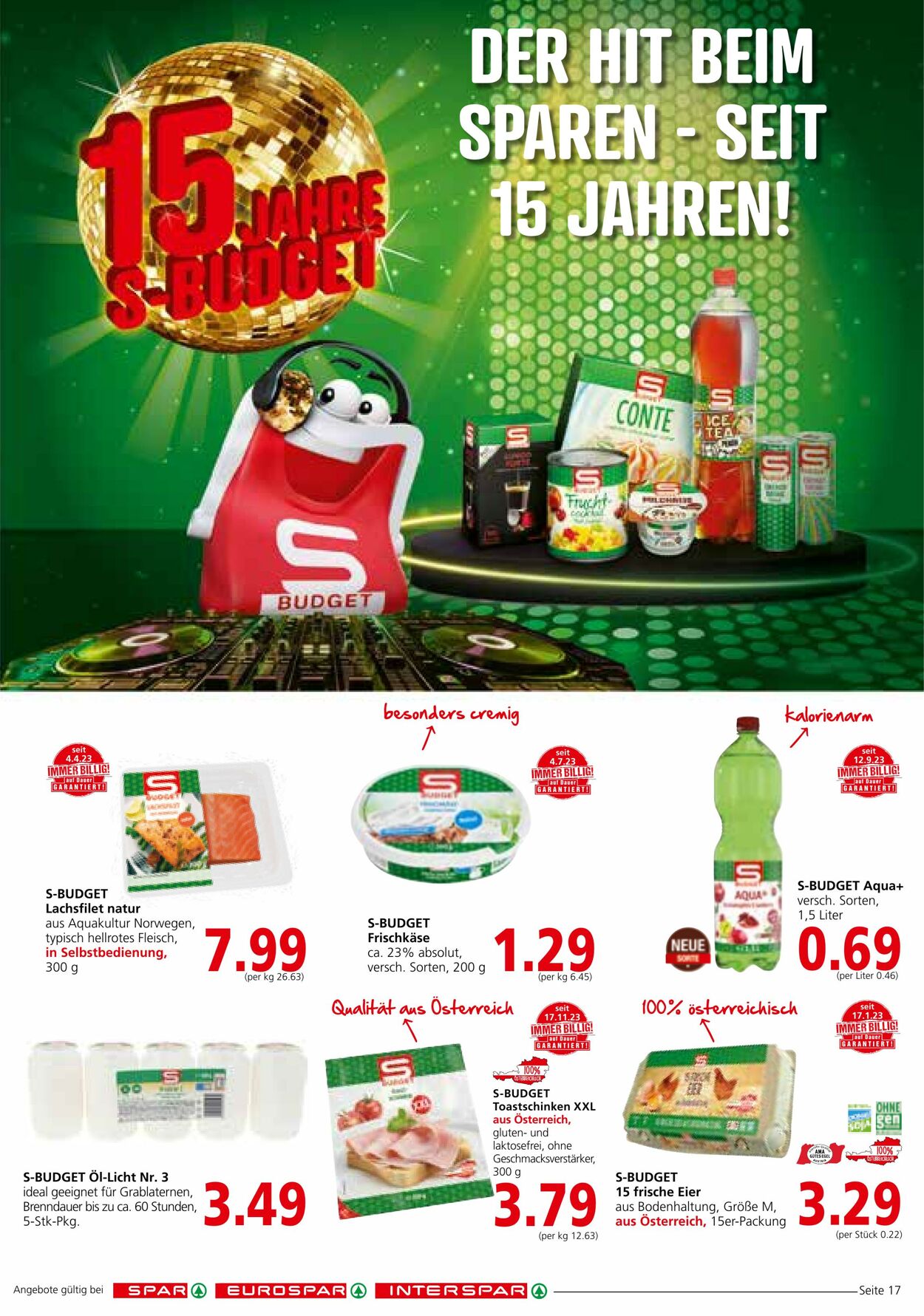 Prospekt Spar 28.09.2023 - 11.10.2023