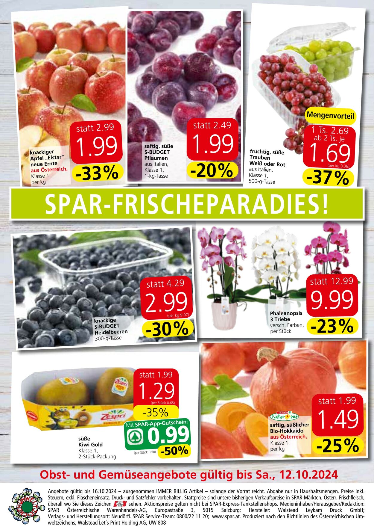 Prospekt Spar 10.10.2024 - 16.10.2024