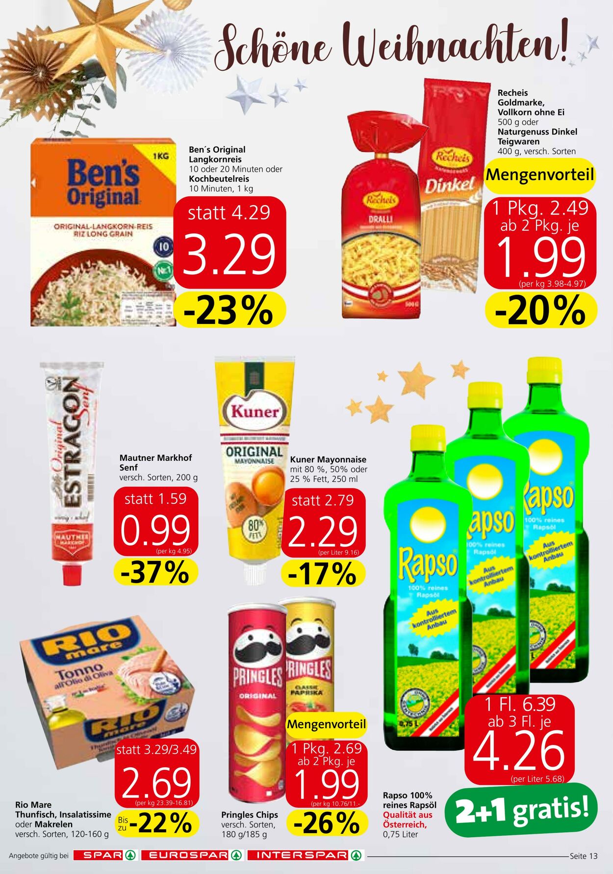 Prospekt Spar 15.12.2022 - 31.12.2022