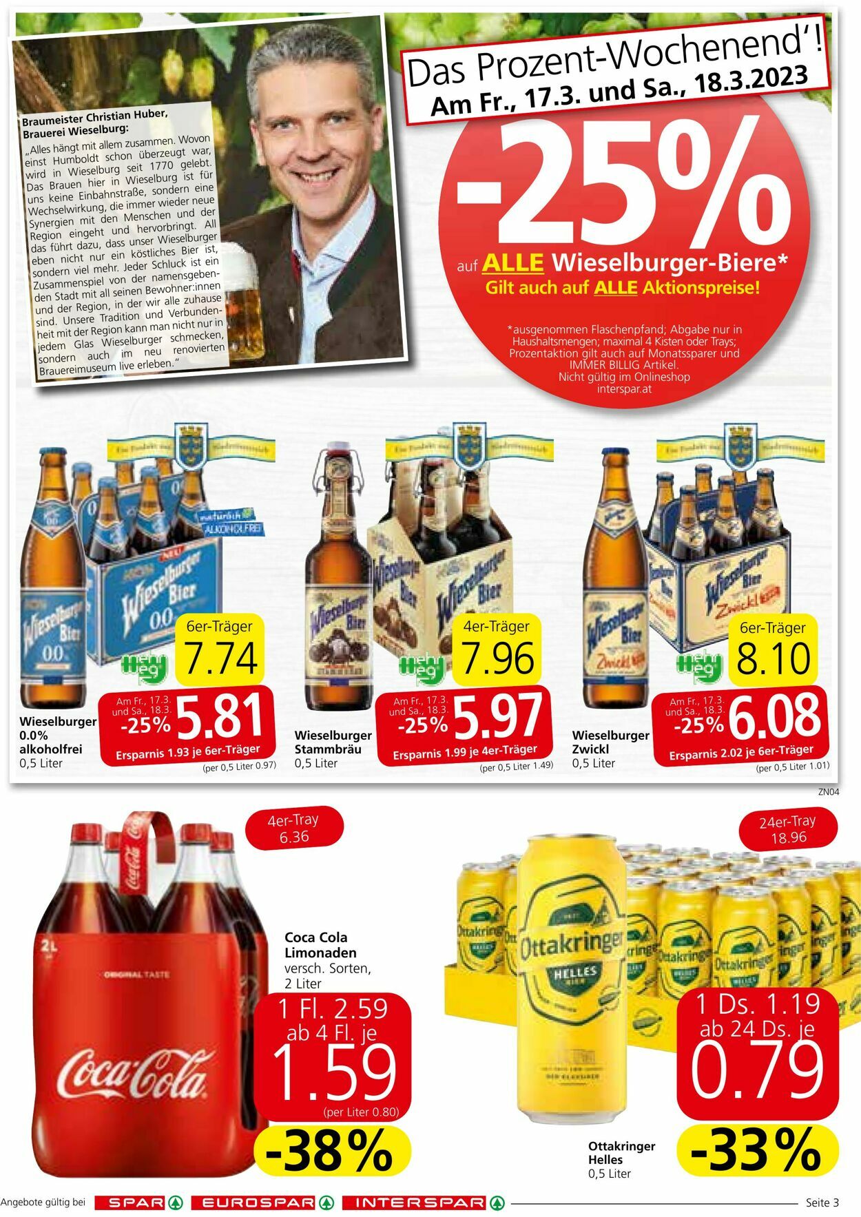 Prospekt Spar 16.03.2023 - 29.03.2023