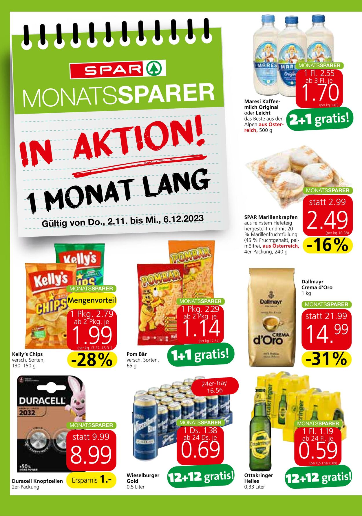 Prospekt Spar 02.11.2023 - 06.12.2023