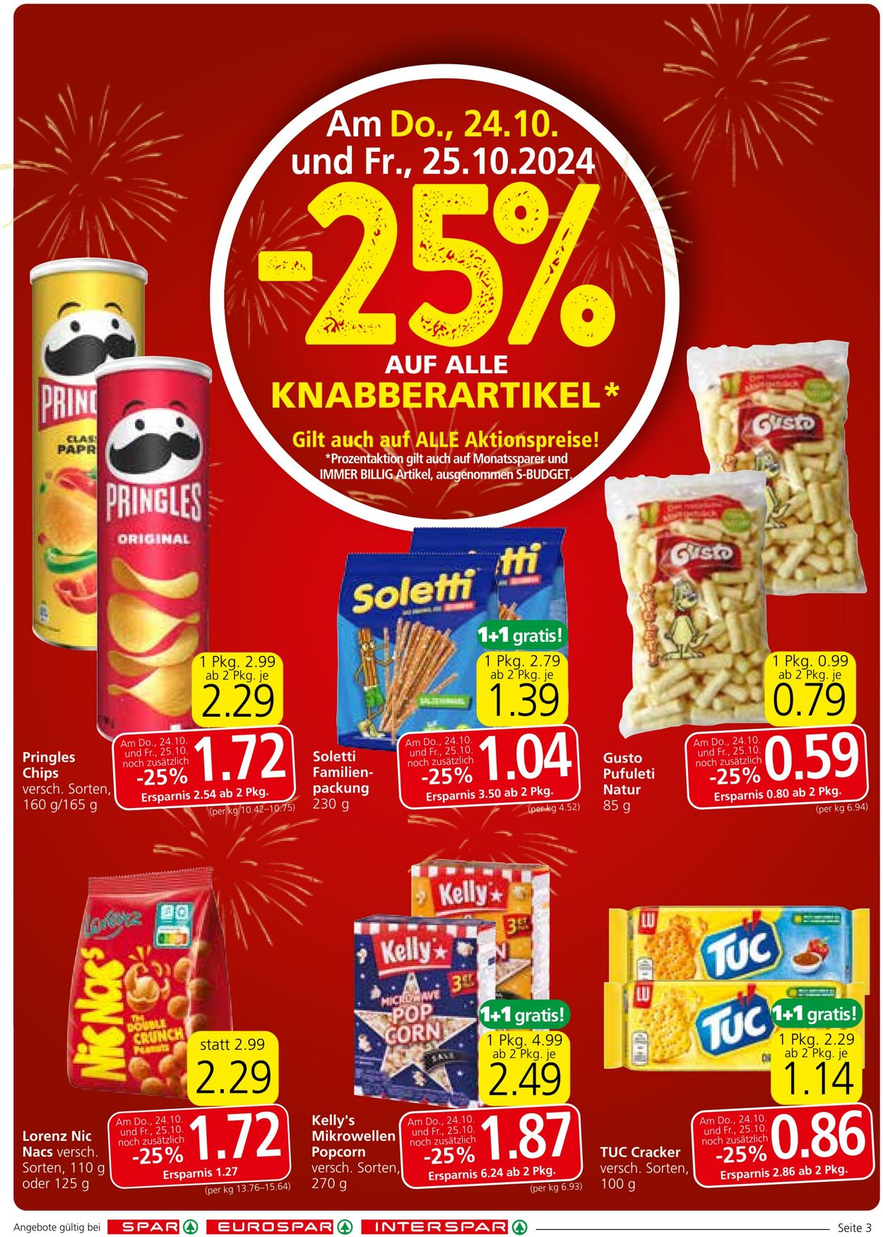 Prospekt Spar 24.10.2024 - 30.10.2024