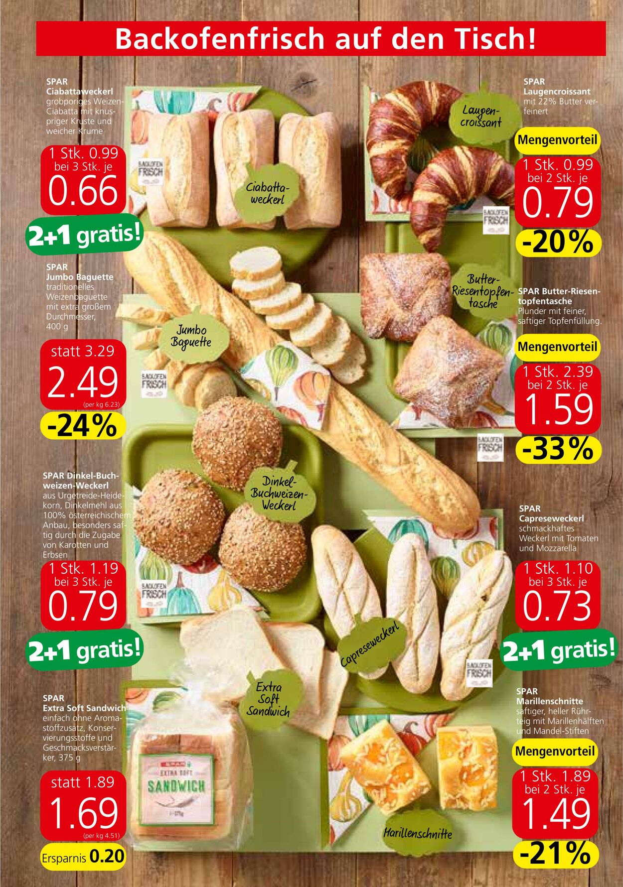 Prospekt Spar 24.10.2024 - 30.10.2024