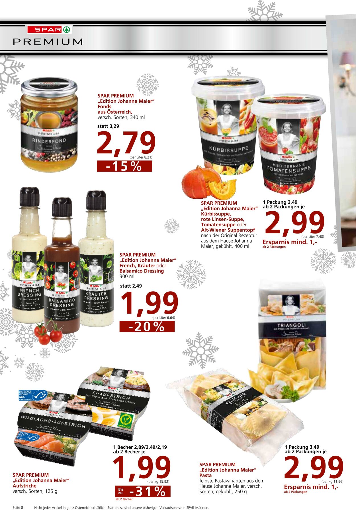 Prospekt Spar 05.12.2025 - 08.01.2026