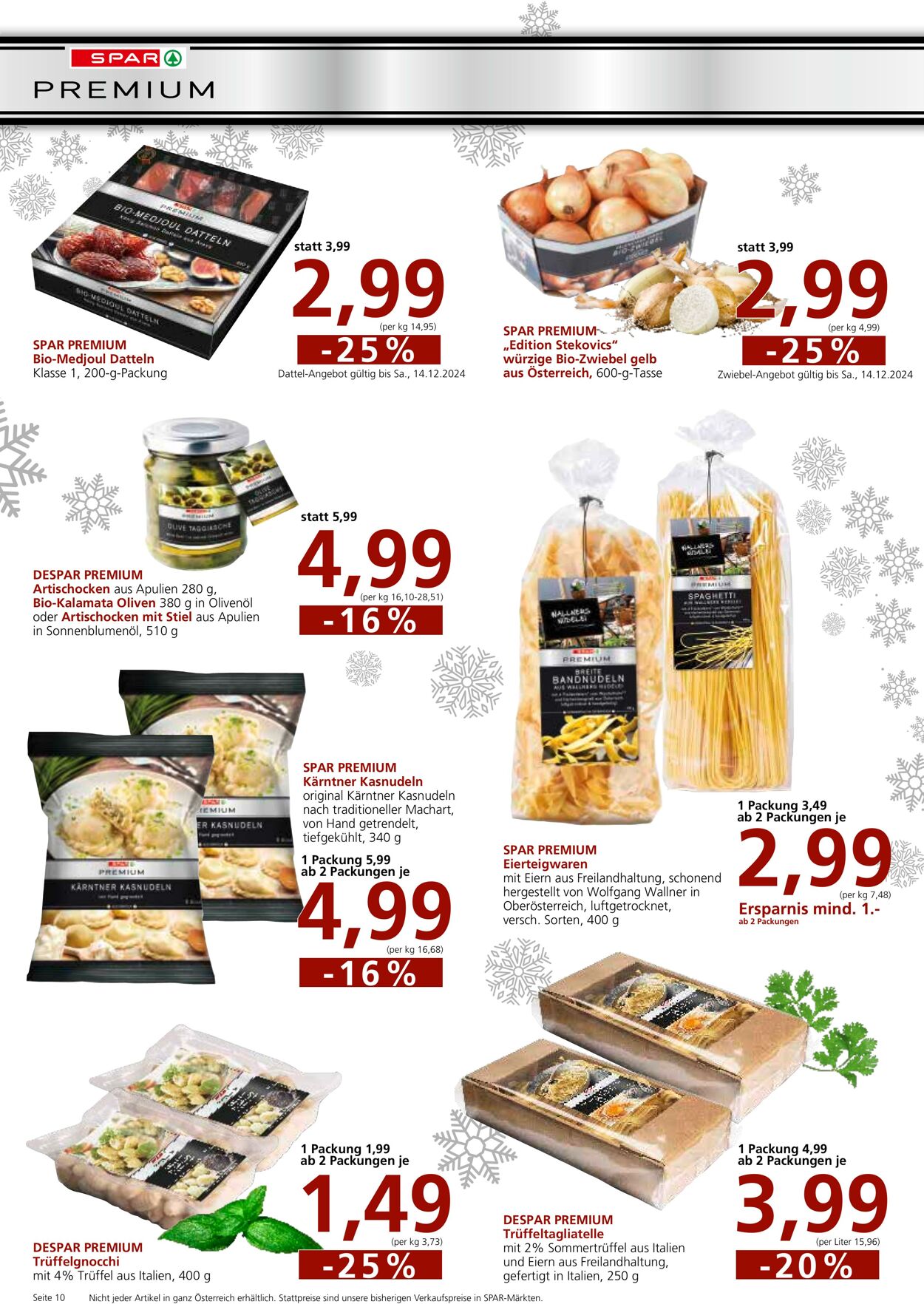 Prospekt Spar 05.12.2025 - 08.01.2026