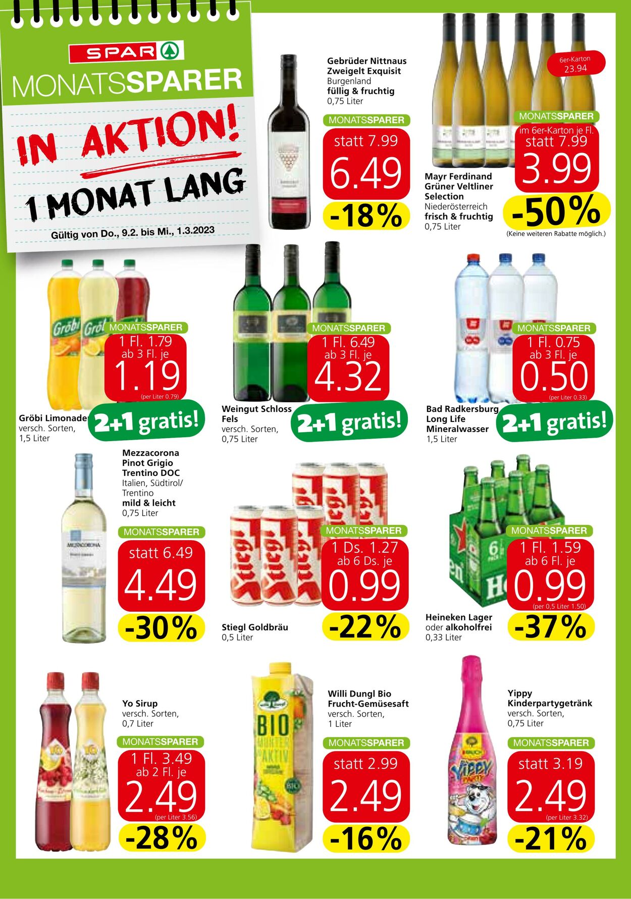 Prospekt Spar 09.02.2023 - 15.02.2023