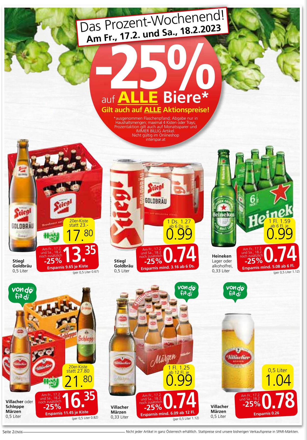 Prospekt Spar 16.02.2023 - 01.03.2023