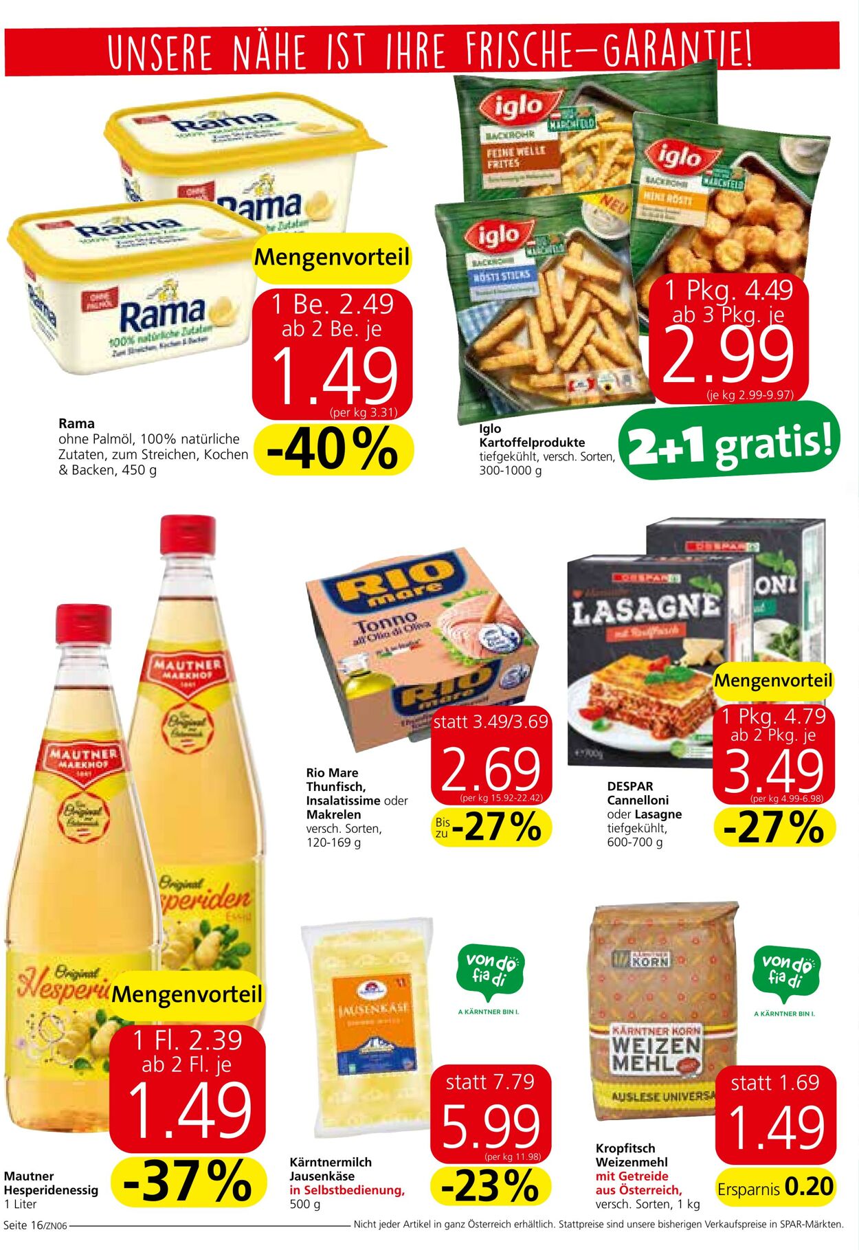 Prospekt Spar 16.02.2023 - 01.03.2023