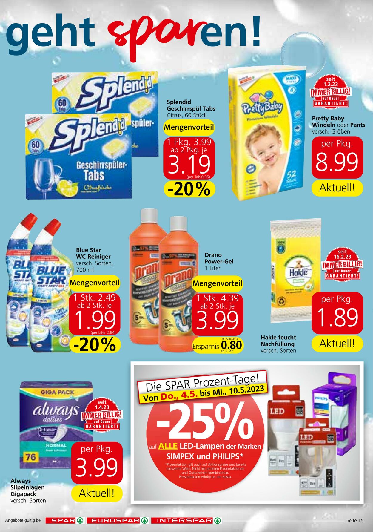 Prospekt Spar 04.05.2023 - 10.05.2023