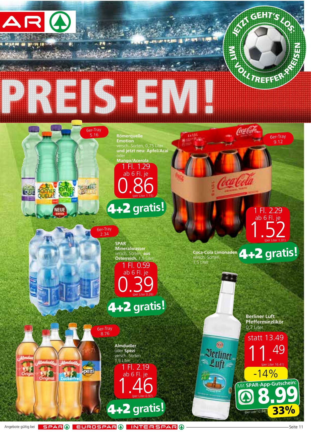 Prospekt Spar 27.06.2024 - 10.07.2024