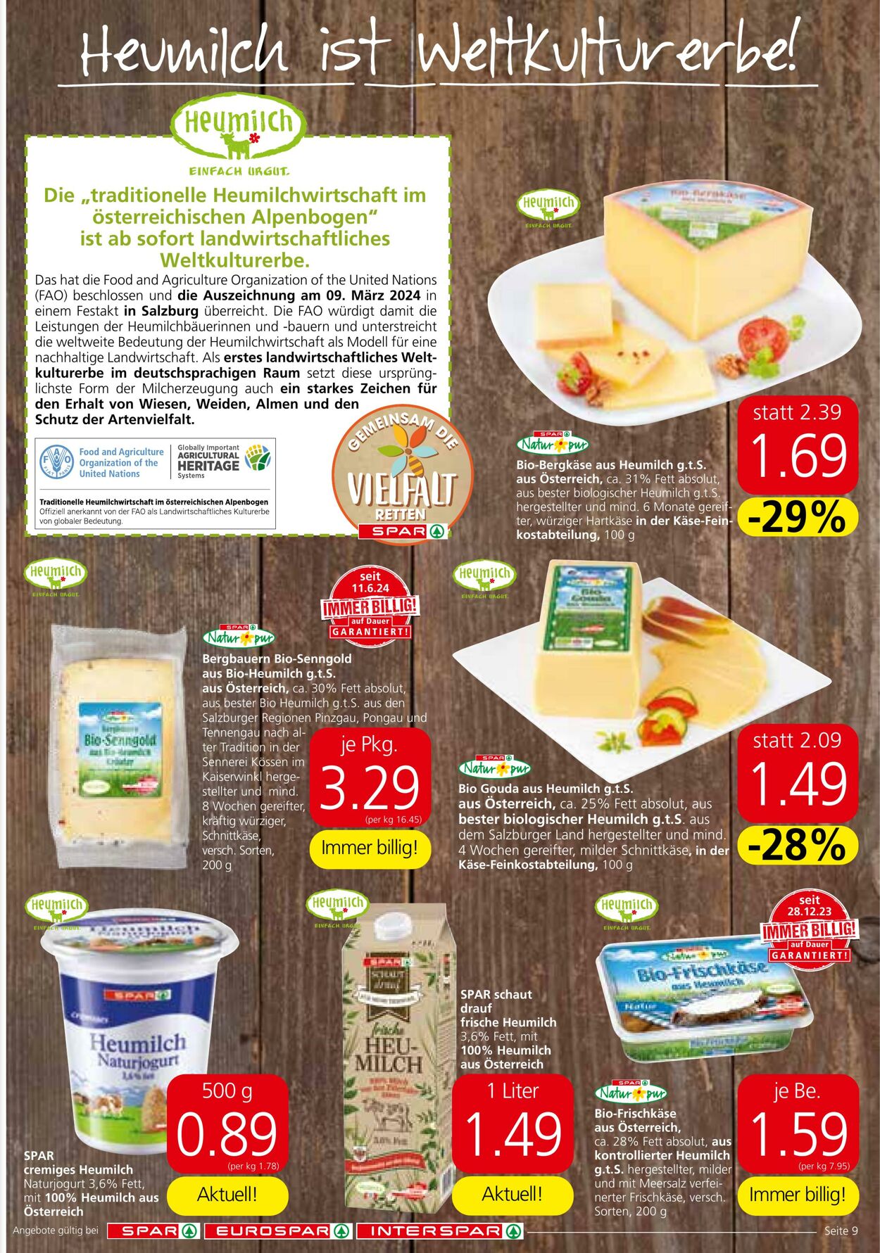 Prospekt Spar 11.07.2024 - 24.07.2024