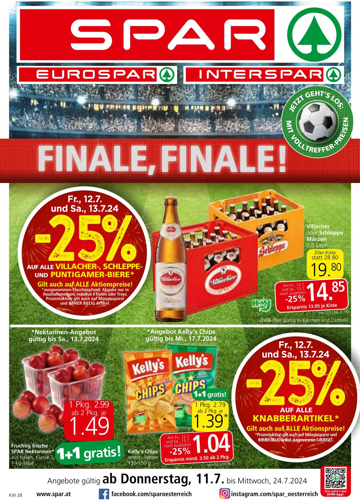 Prospekt Spar 11.07.2024 - 24.07.2024