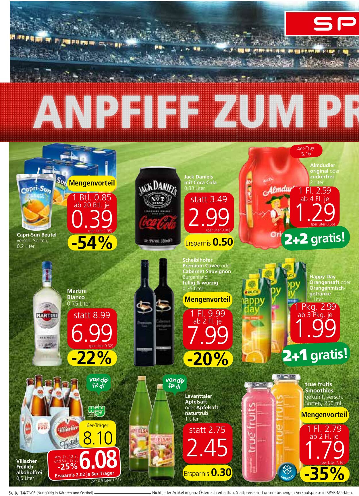 Prospekt Spar 11.07.2024 - 24.07.2024