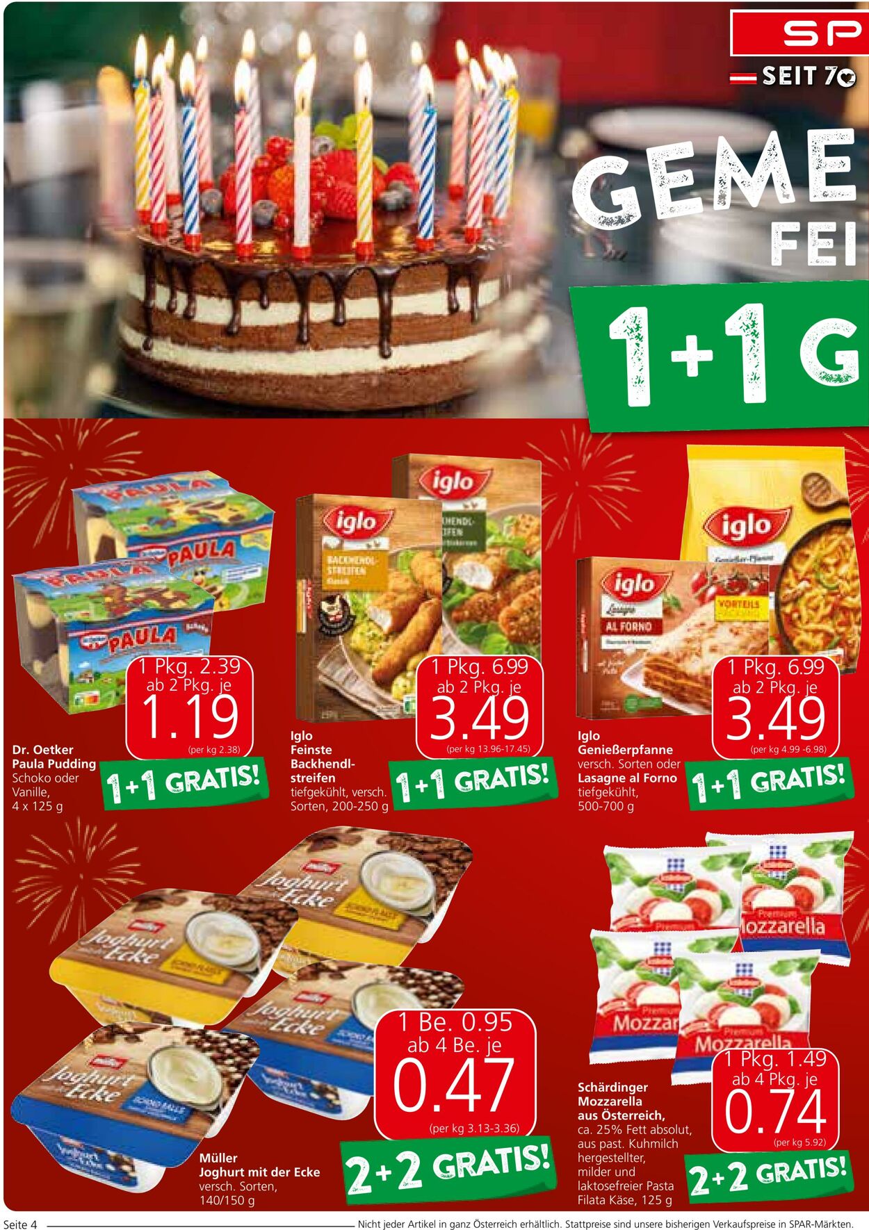 Prospekt Spar 22.08.2024 - 04.09.2024