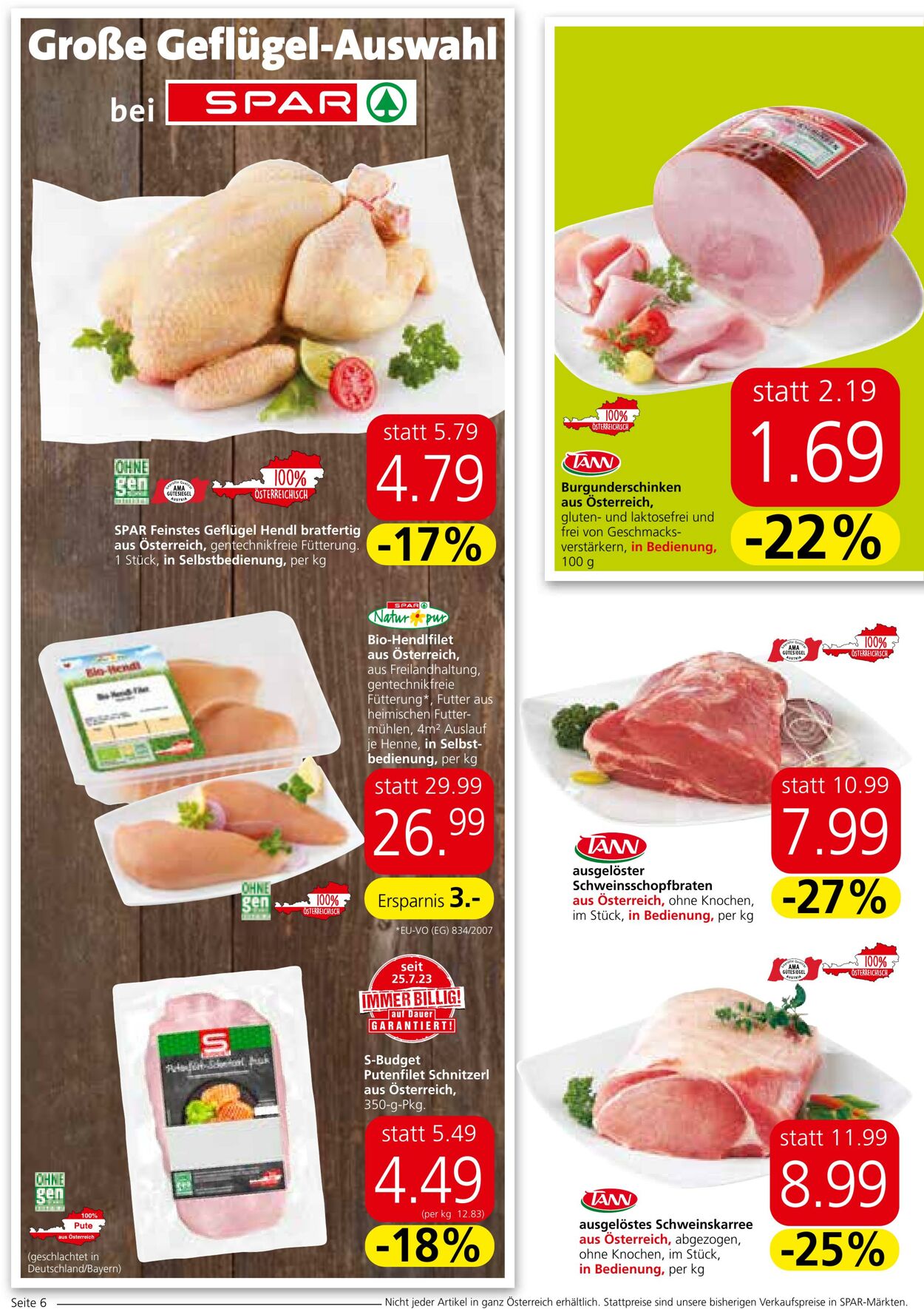 Prospekt Spar 14.09.2023 - 27.09.2023