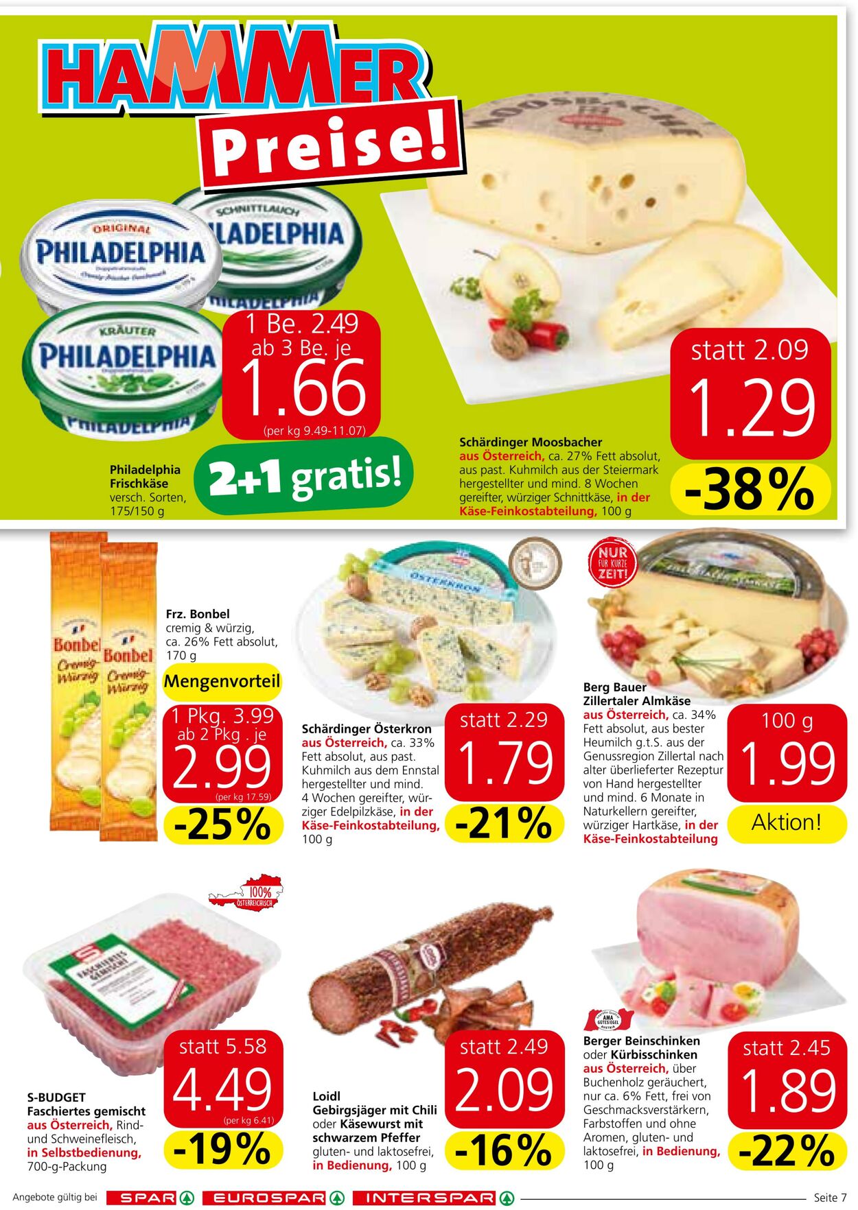 Prospekt Spar 14.09.2023 - 27.09.2023