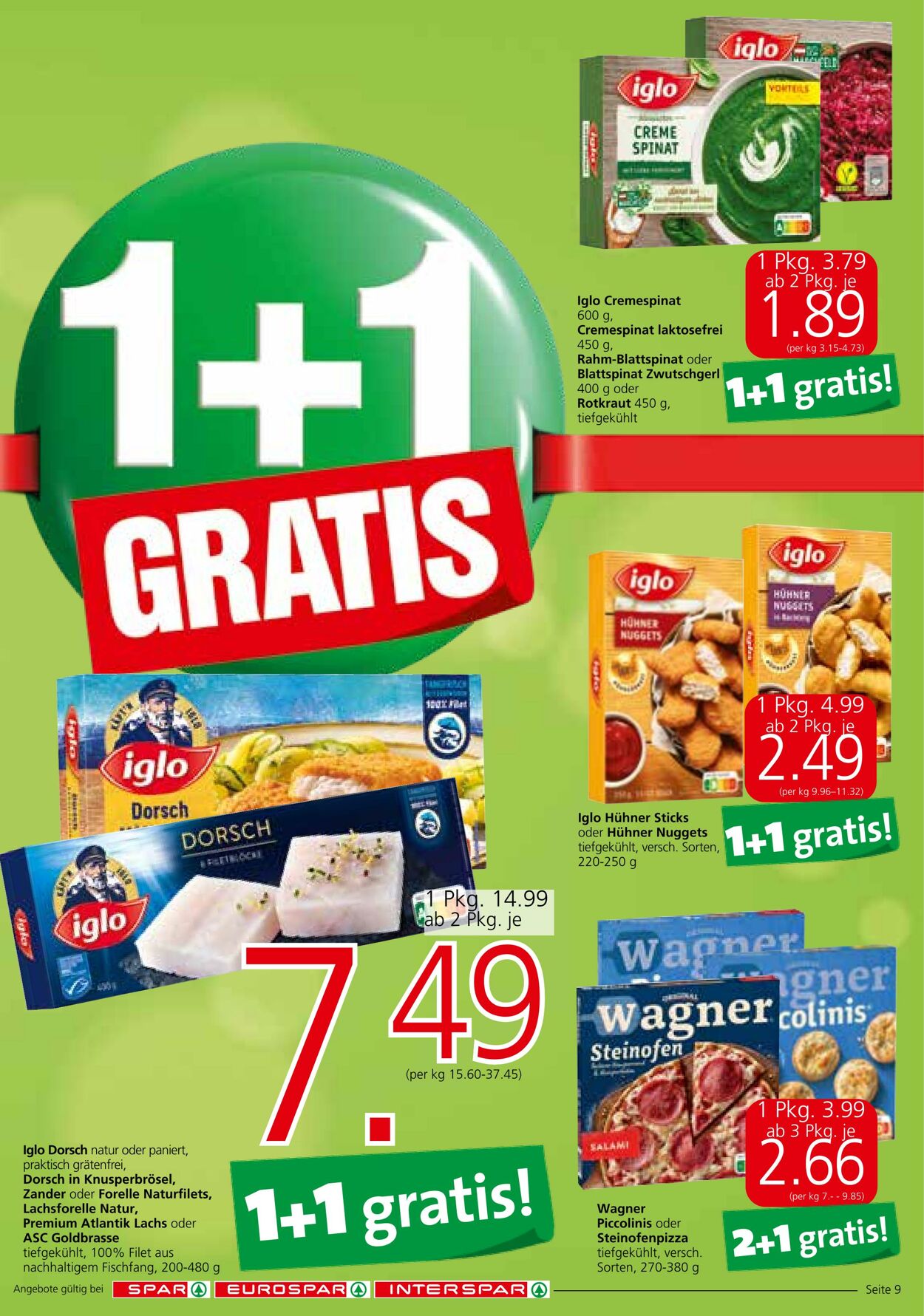 Prospekt Spar 28.09.2023 - 11.10.2023