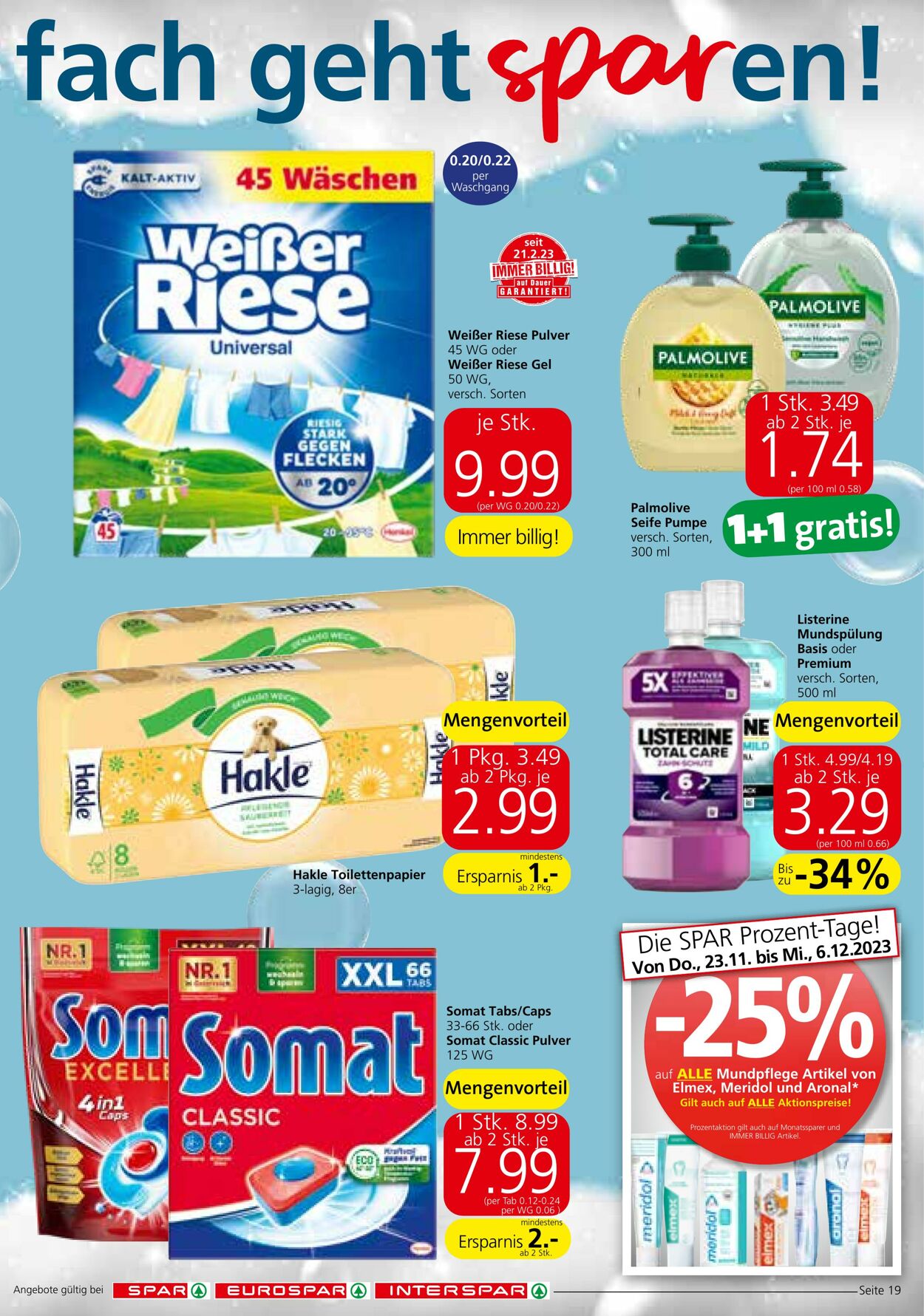 Prospekt Spar 23.11.2023 - 13.12.2023