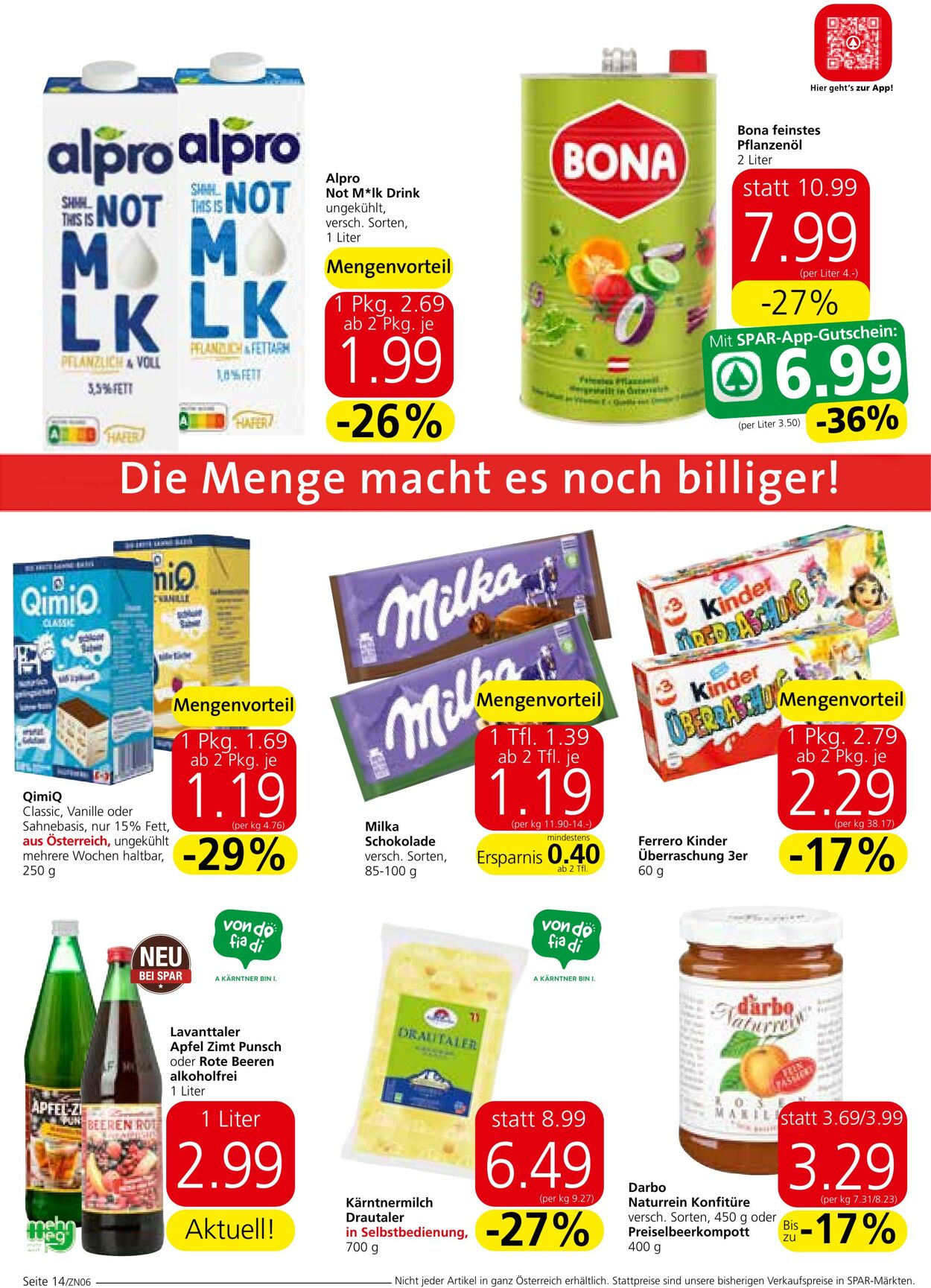 Prospekt Spar 23.11.2023 - 13.12.2023