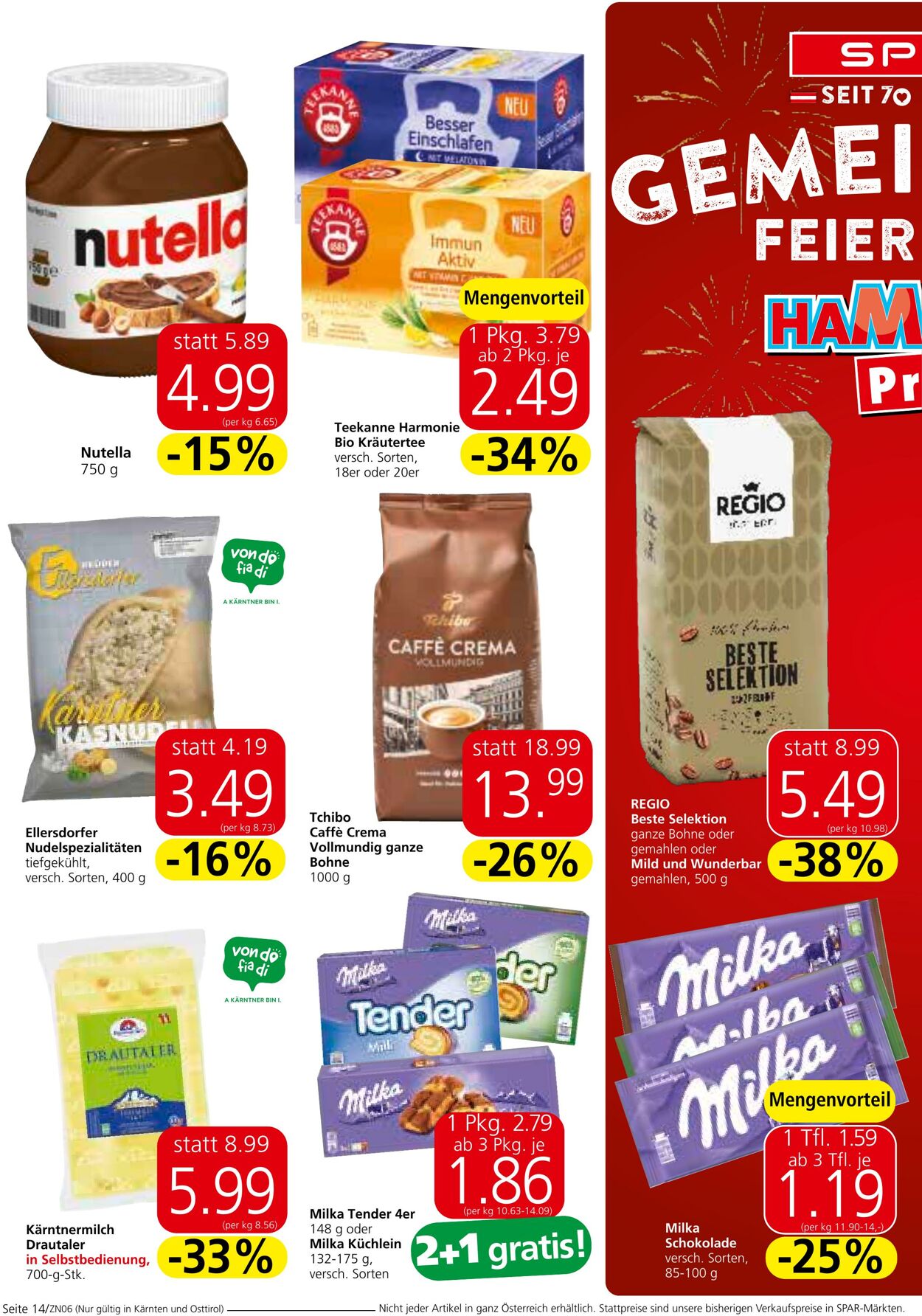 Prospekt Spar 28.11.2024 - 11.12.2024