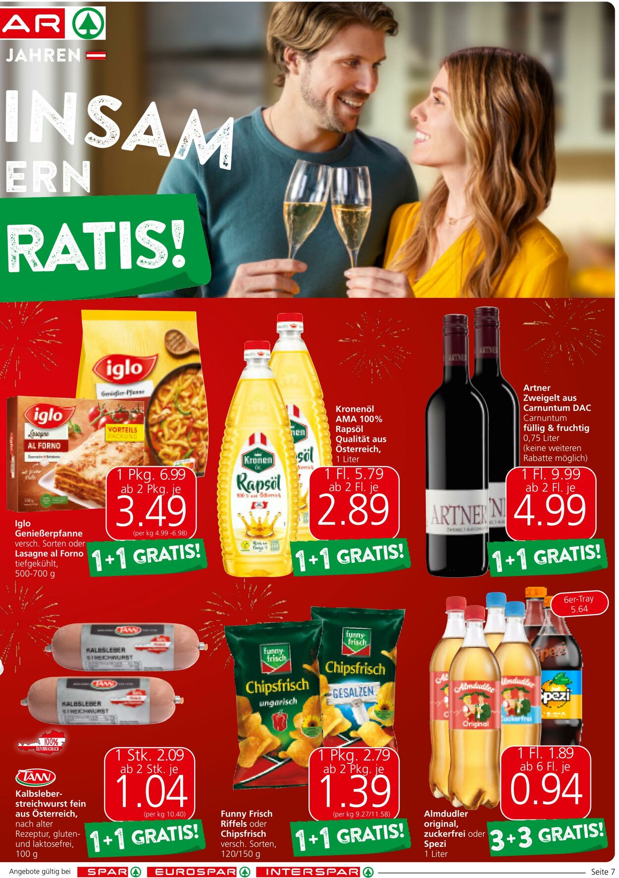 Prospekt Spar 28.11.2024 - 11.12.2024