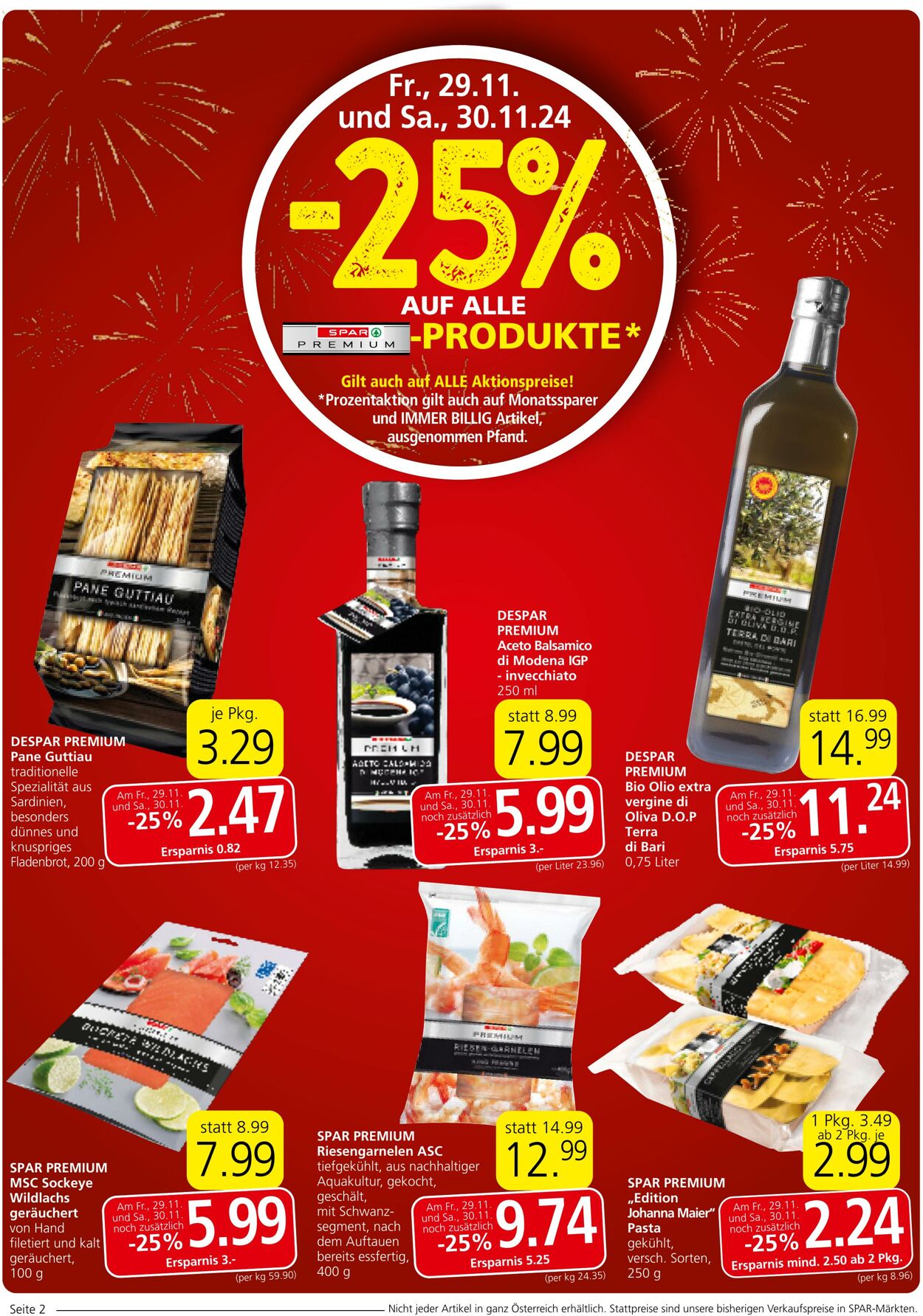 Prospekt Spar 28.11.2024 - 11.12.2024