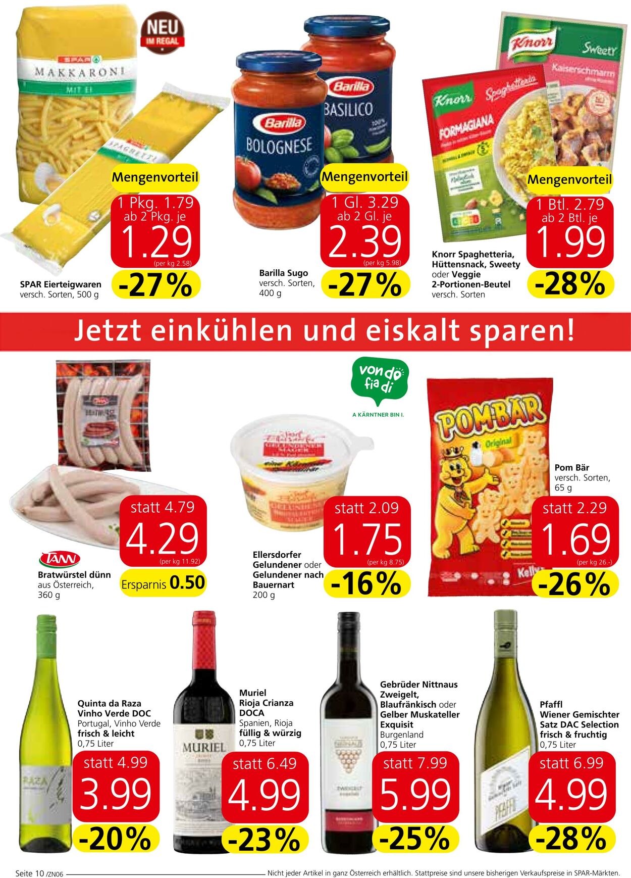 Prospekt Spar 25.05.2023 - 06.06.2023