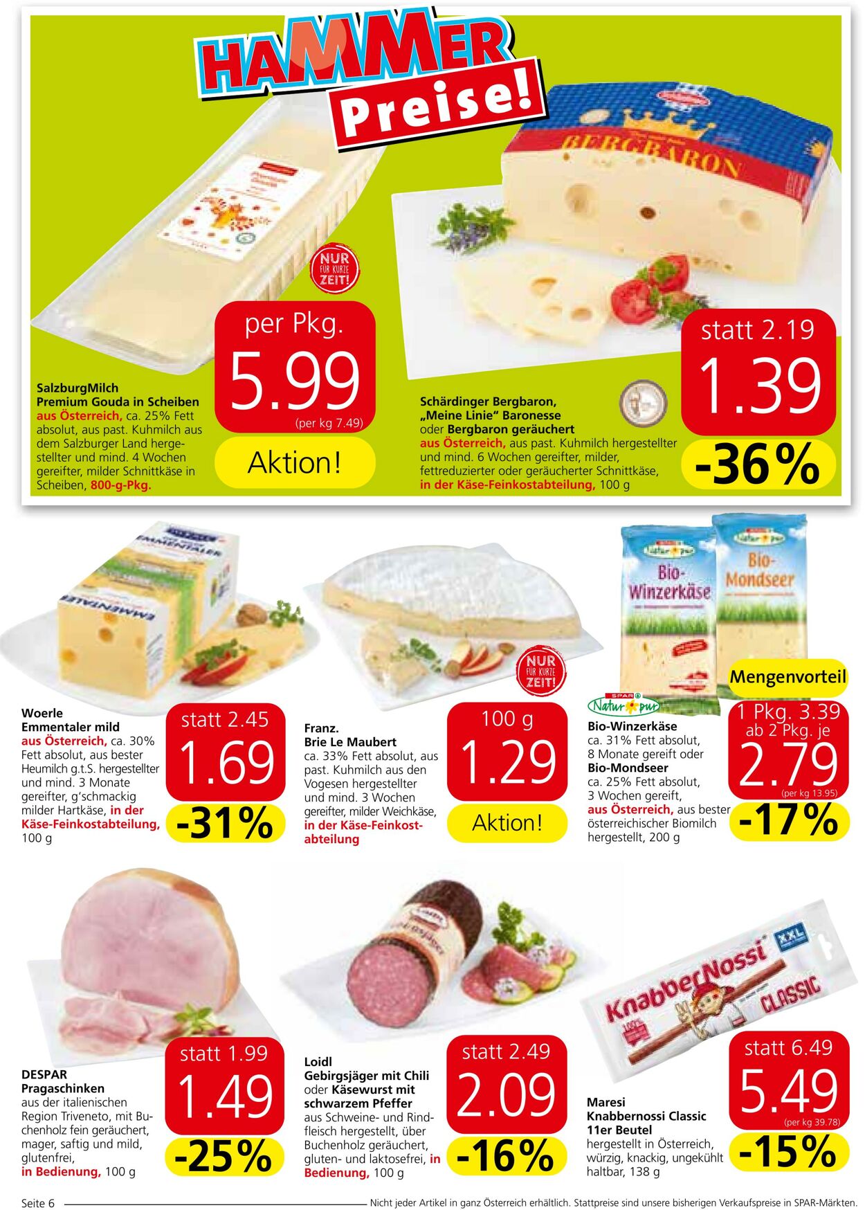 Prospekt Spar 25.05.2023 - 06.06.2023