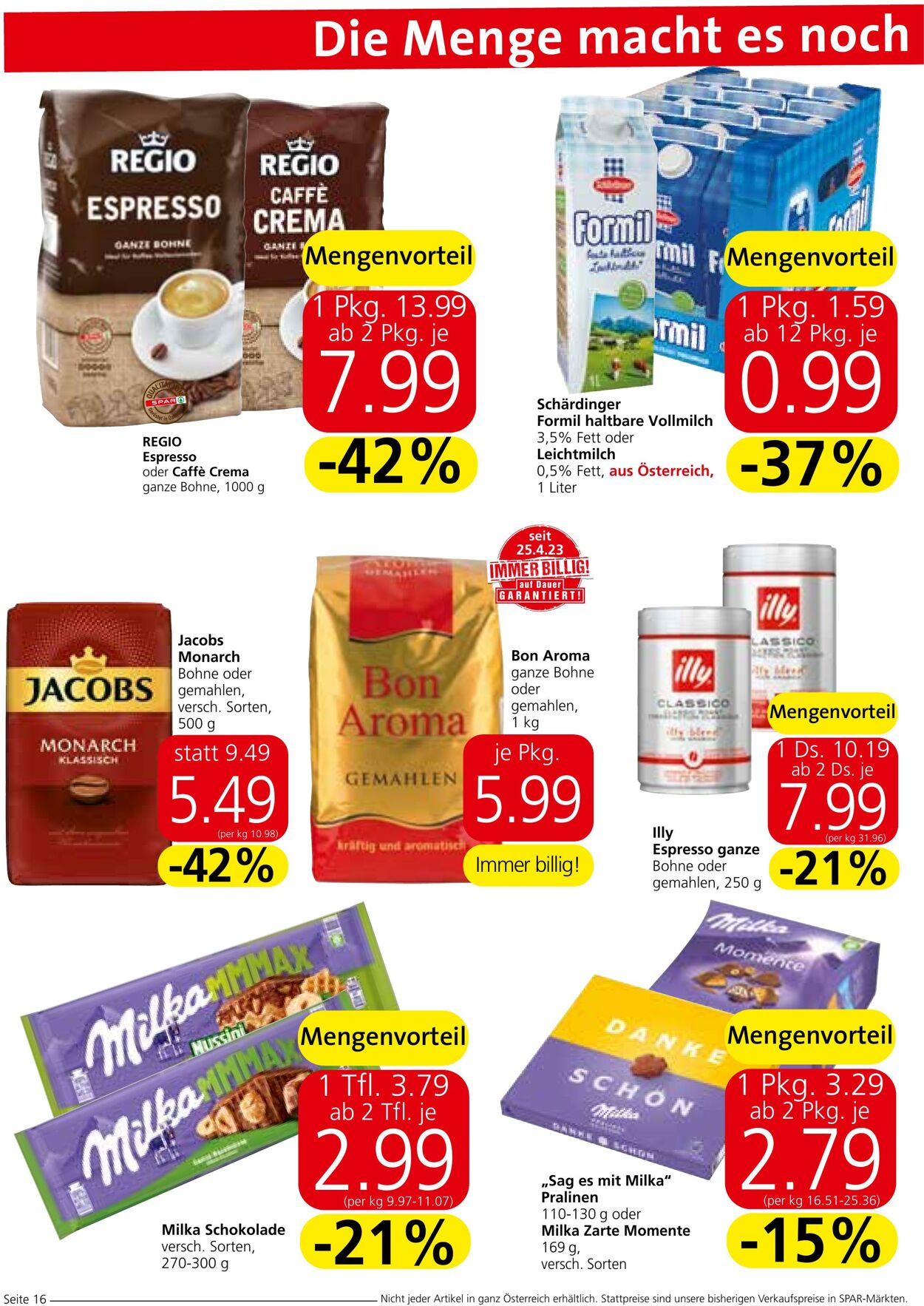 Prospekt Spar 25.05.2023 - 06.06.2023