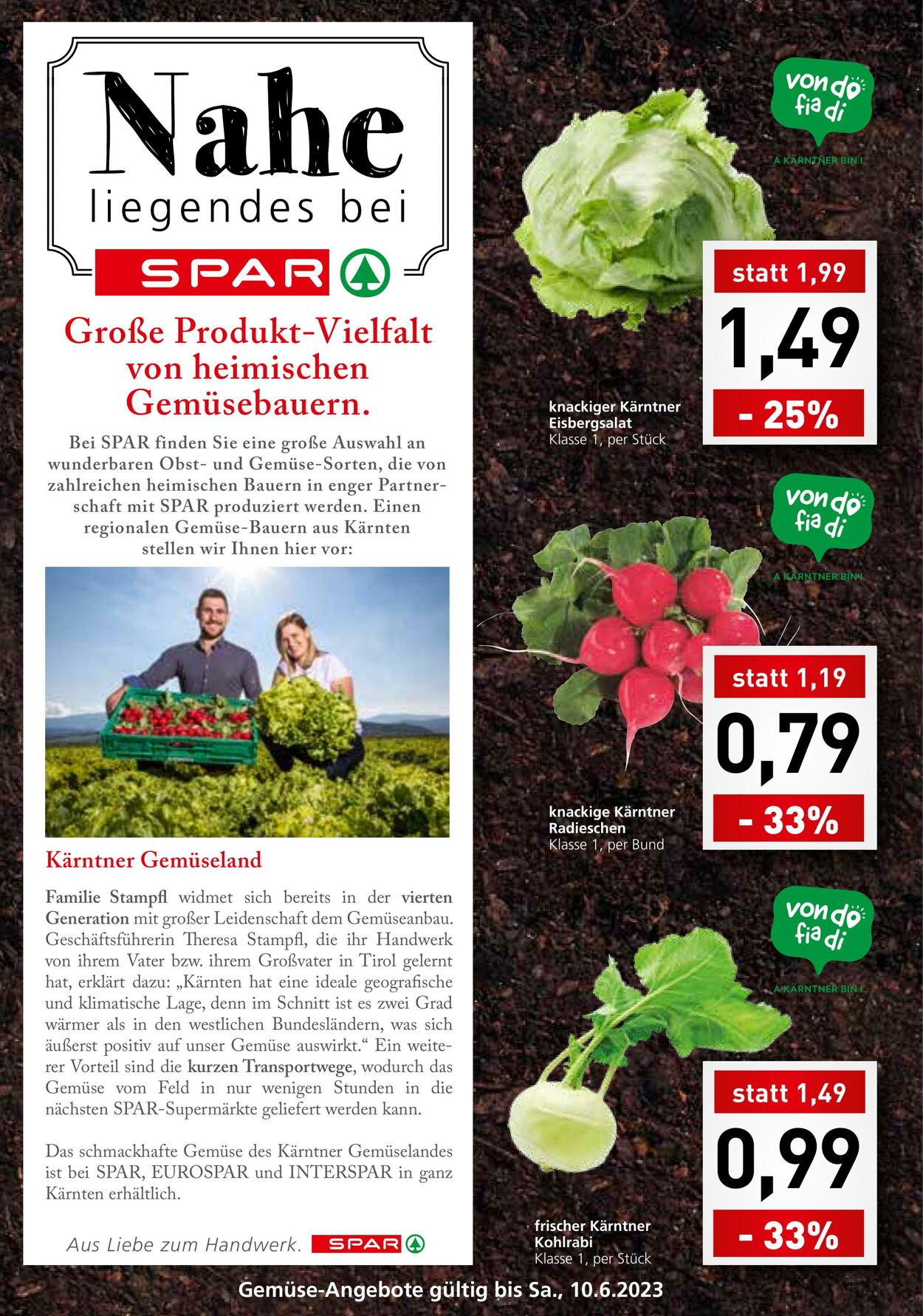 Prospekt Spar 07.06.2023 - 21.06.2023