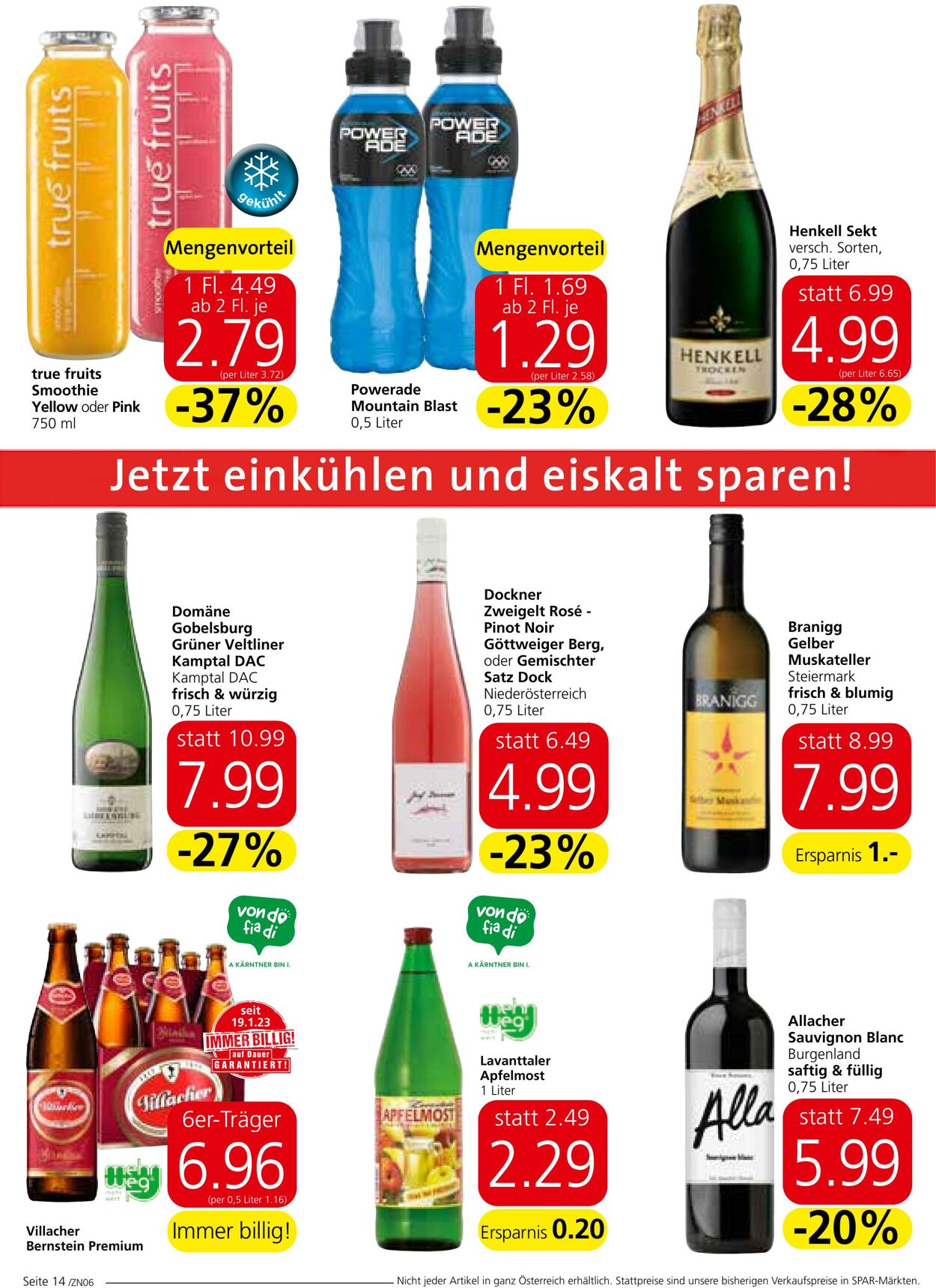 Prospekt Spar 07.06.2023 - 21.06.2023