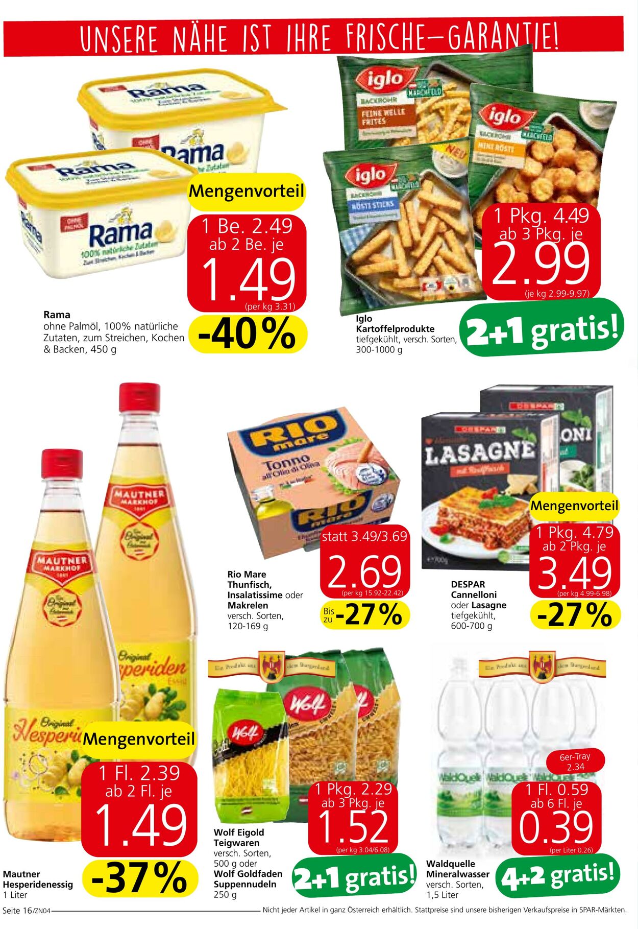 Prospekt Spar 16.02.2023 - 01.03.2023