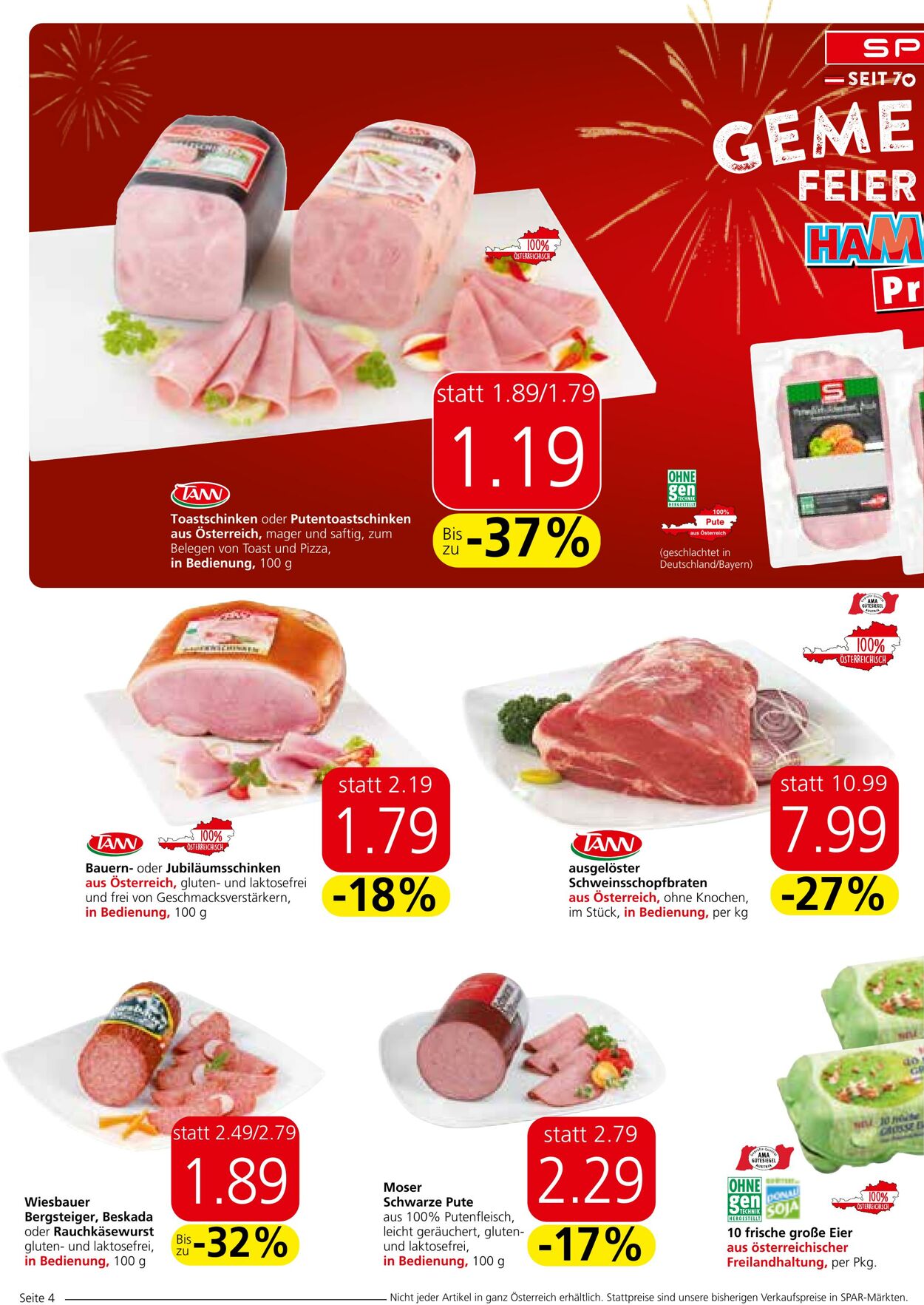 Prospekt Spar 04.04.2024 - 17.04.2024