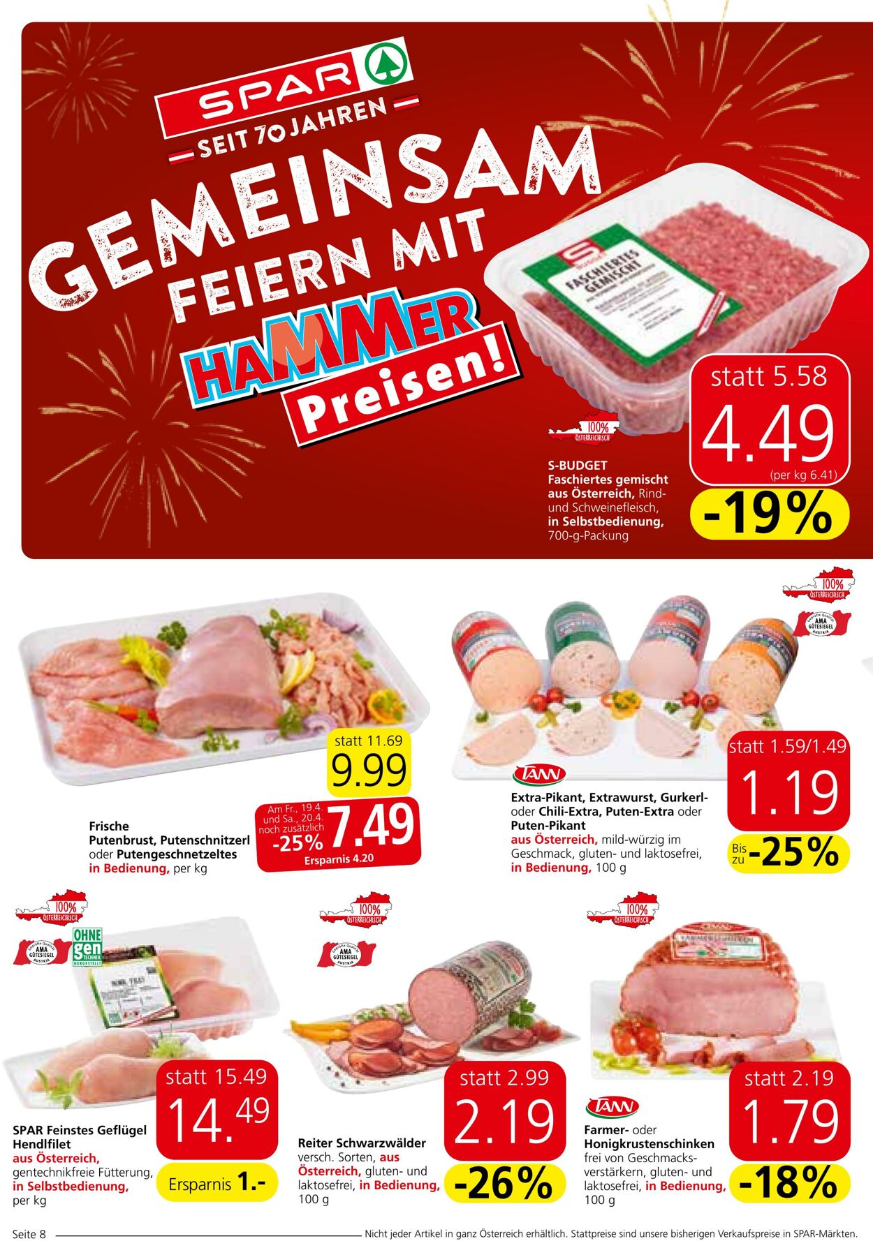 Prospekt Spar 18.04.2024 - 30.04.2024