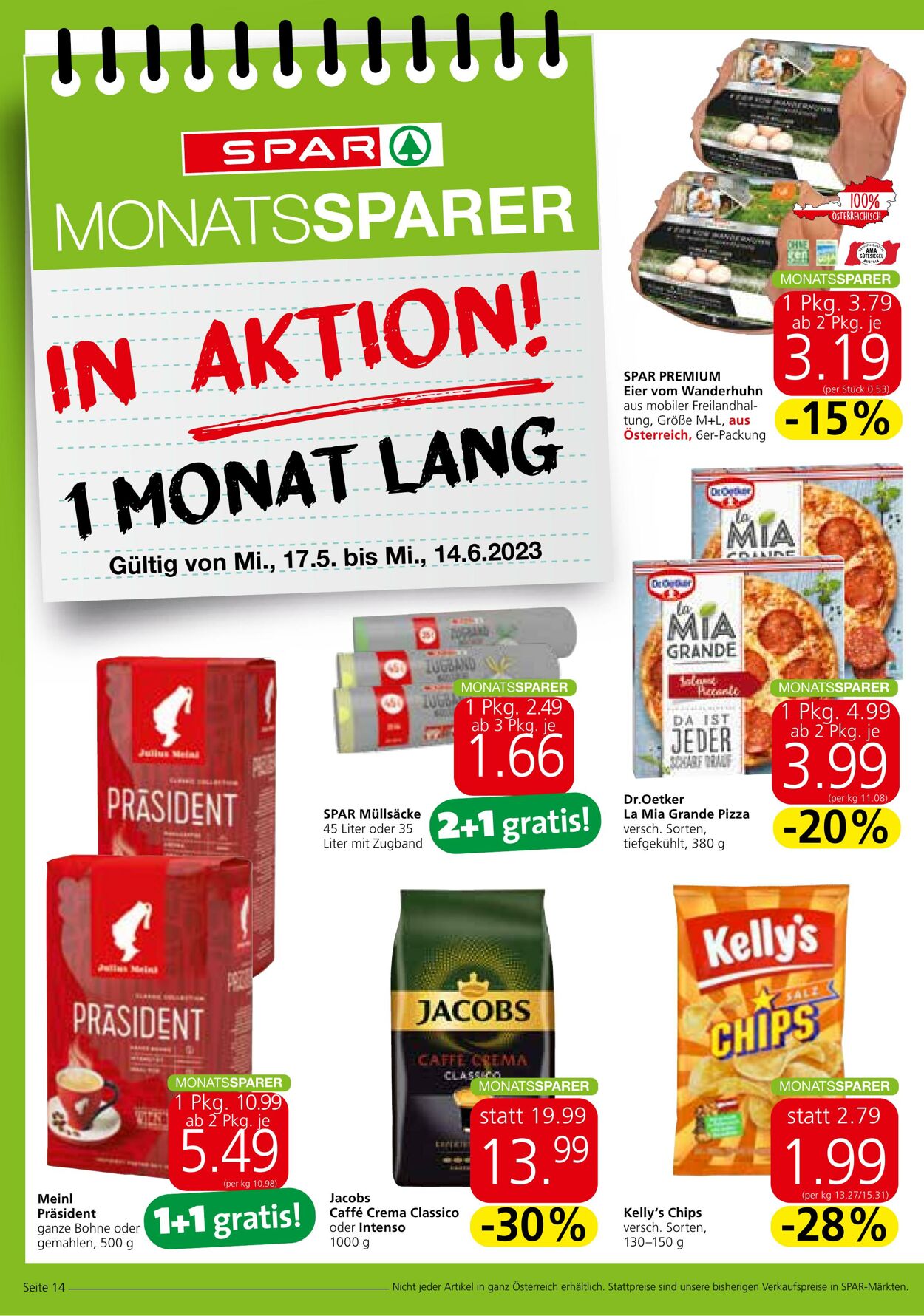 Prospekt Spar 17.05.2023 - 24.05.2023