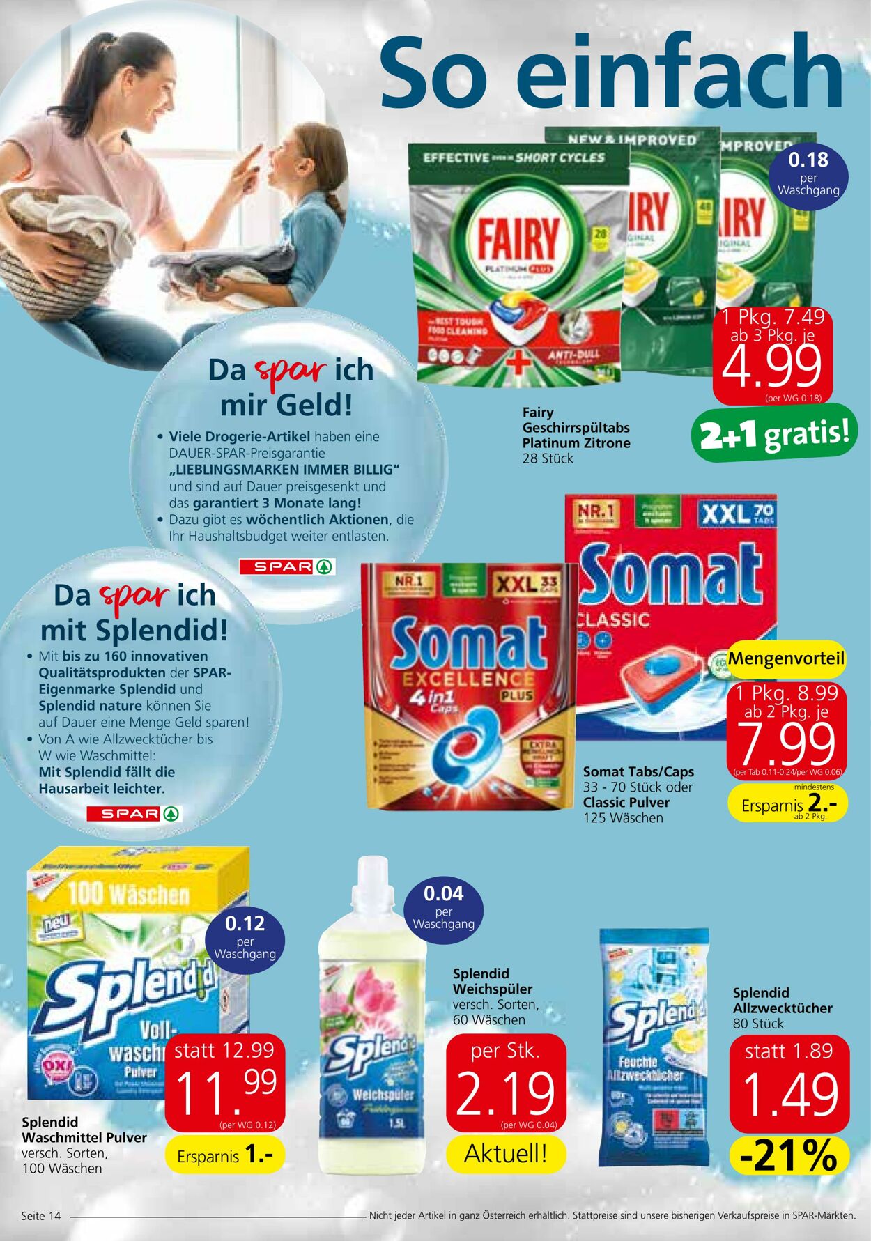 Prospekt Spar 29.06.2023 - 05.07.2023