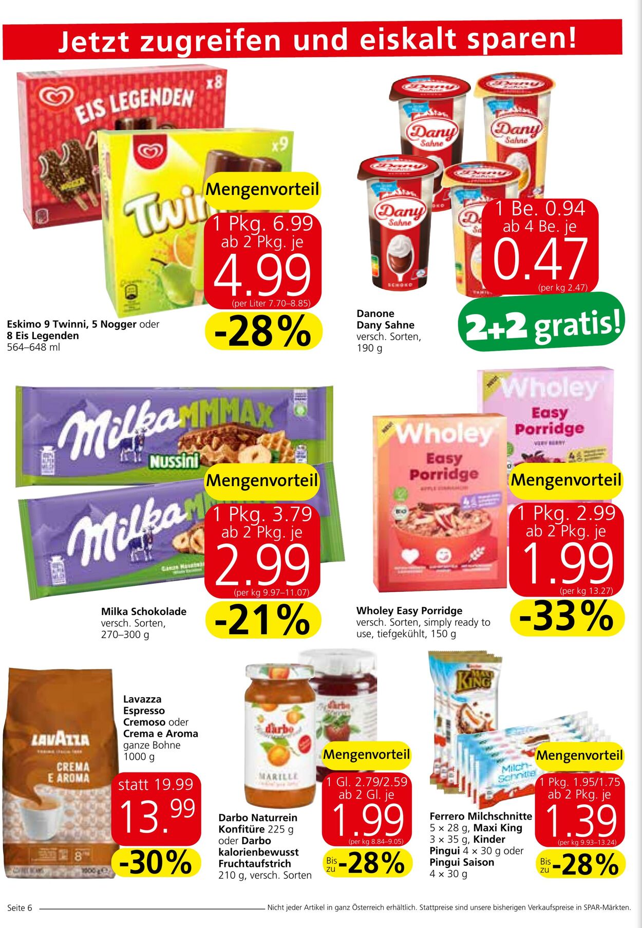 Prospekt Spar 29.06.2023 - 05.07.2023