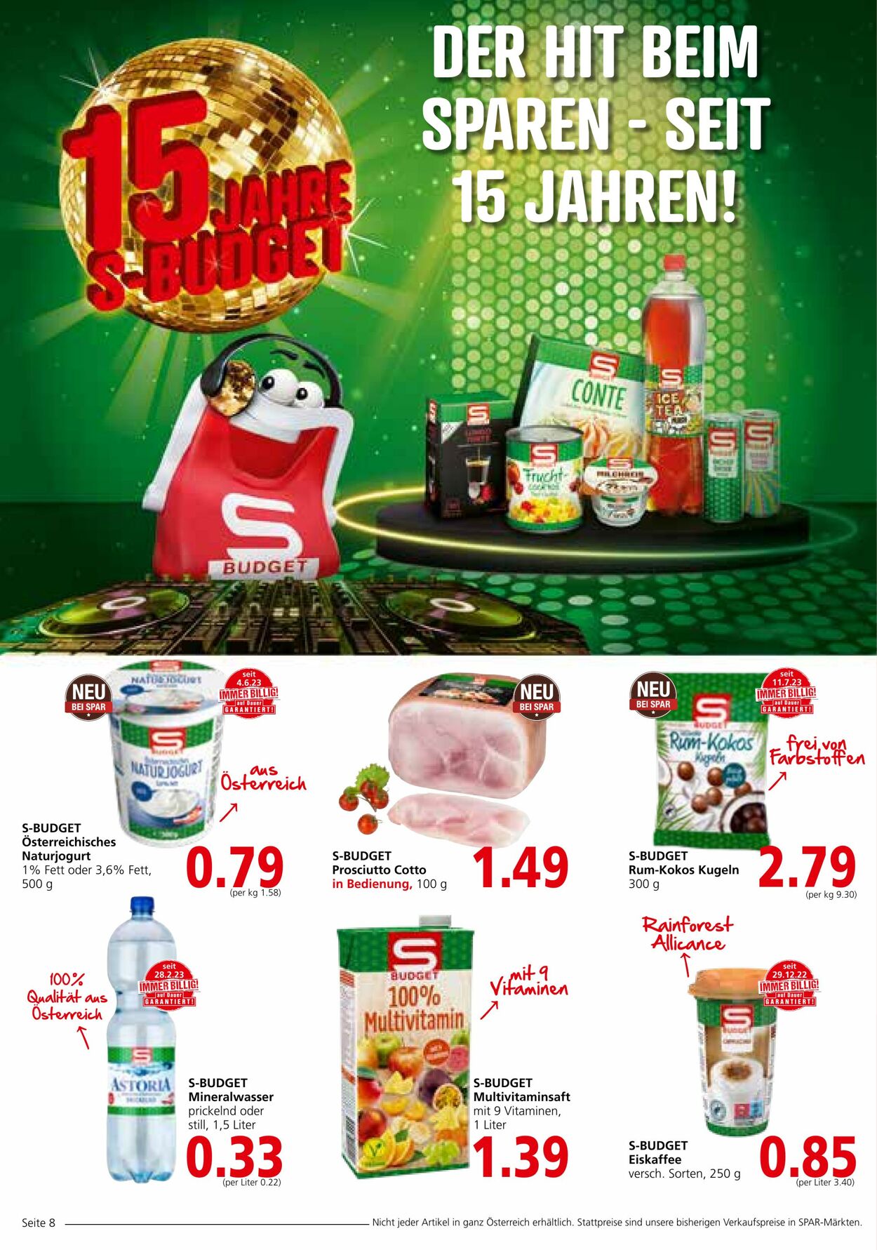 Prospekt Spar 10.08.2023 - 16.08.2023