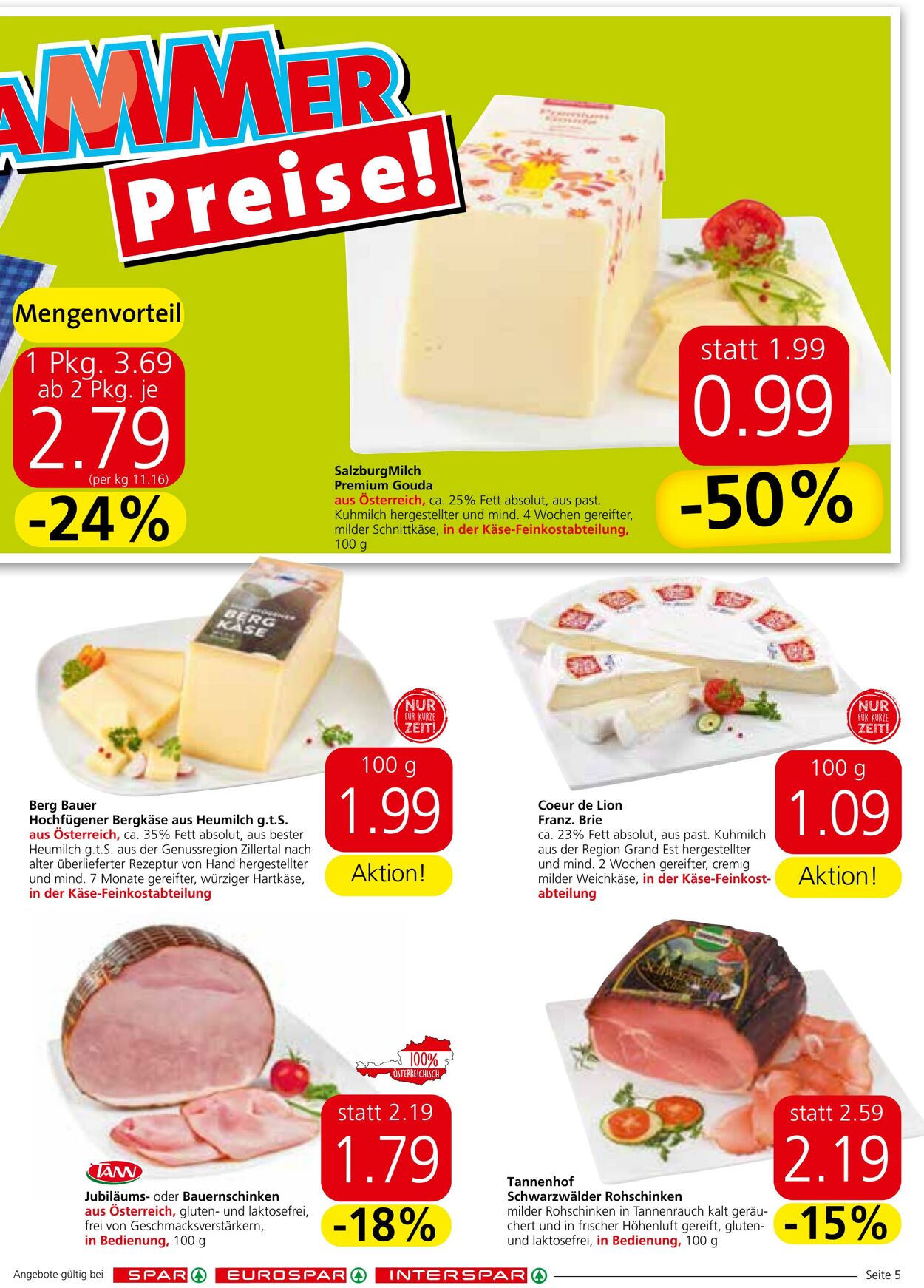 Prospekt Spar 17.08.2023 - 30.08.2023