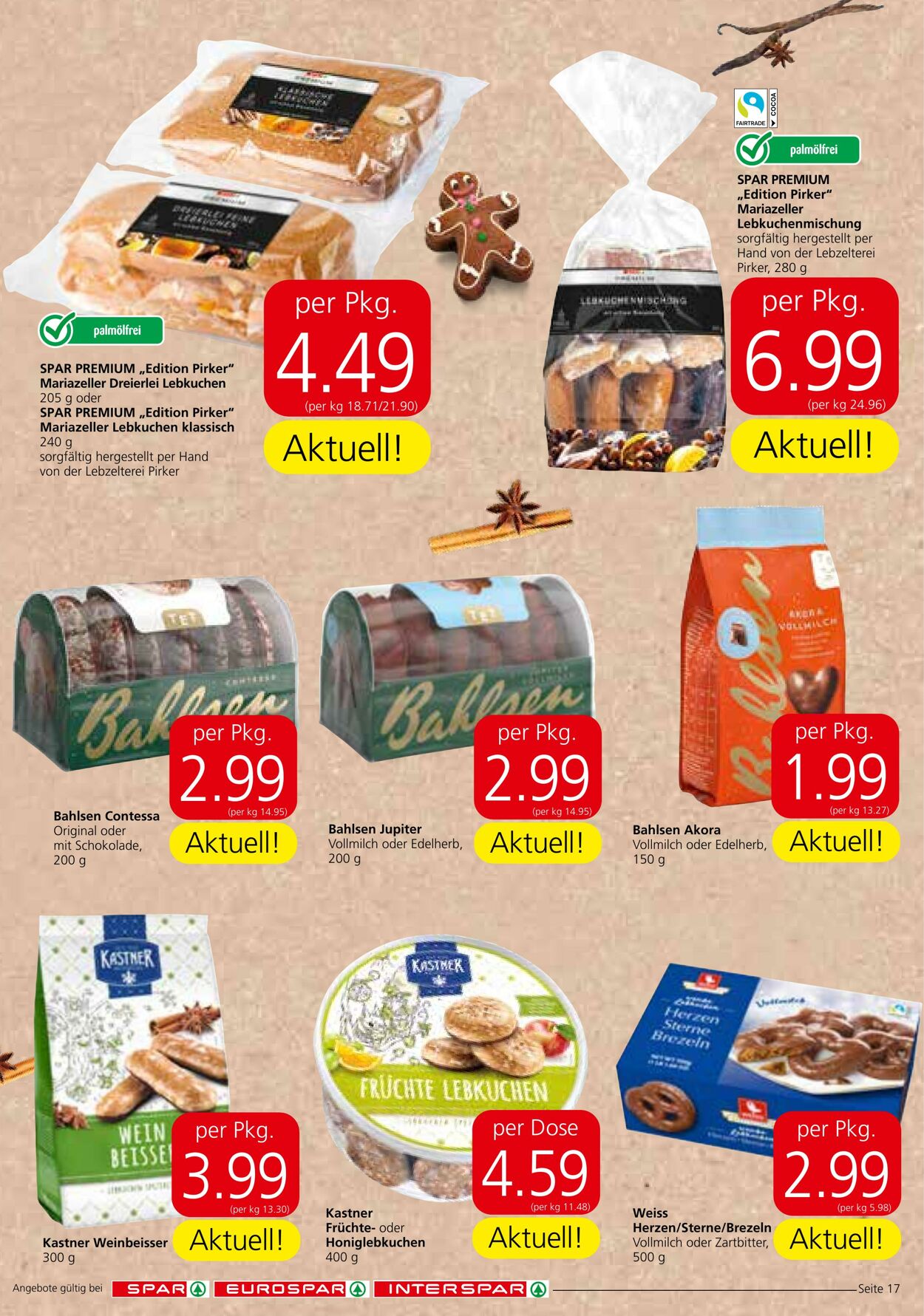 Prospekt Spar 22.08.2024 - 04.09.2024