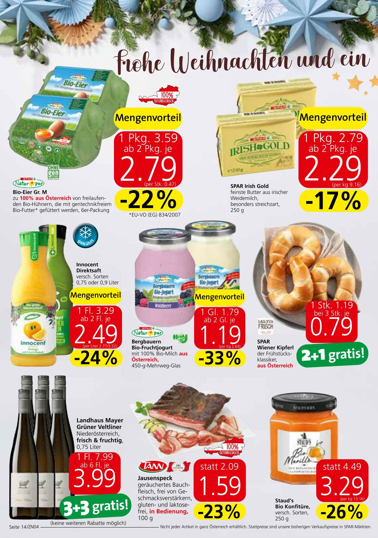 Prospekt Spar 15.12.2022 - 31.12.2022