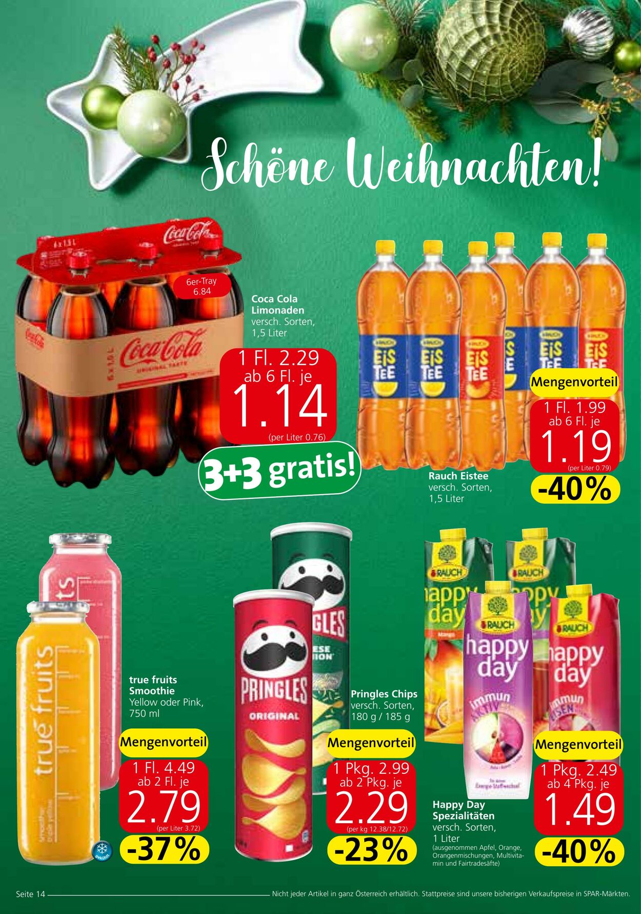 Prospekt Spar 20.12.2023 - 30.12.2023