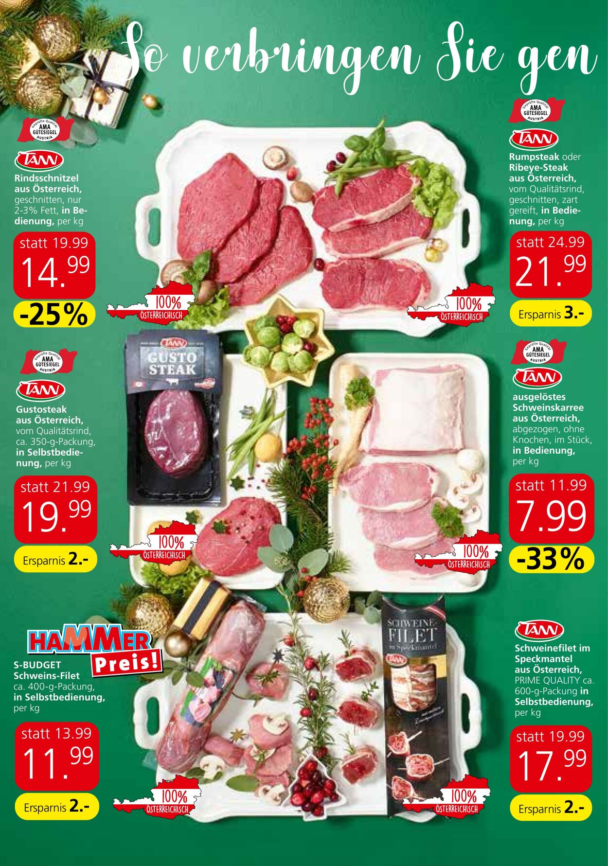 Prospekt Spar 20.12.2023 - 30.12.2023